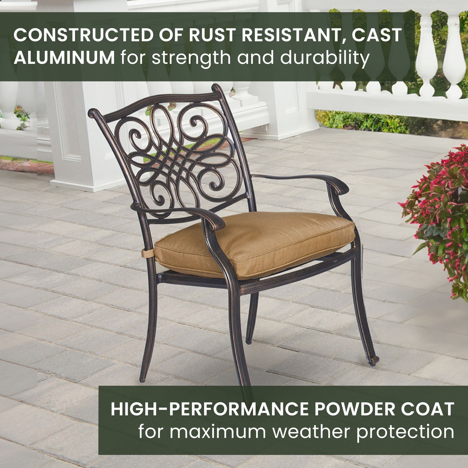Hanover TRADDN9PCSQ Patio-Dining-Sets - View #3