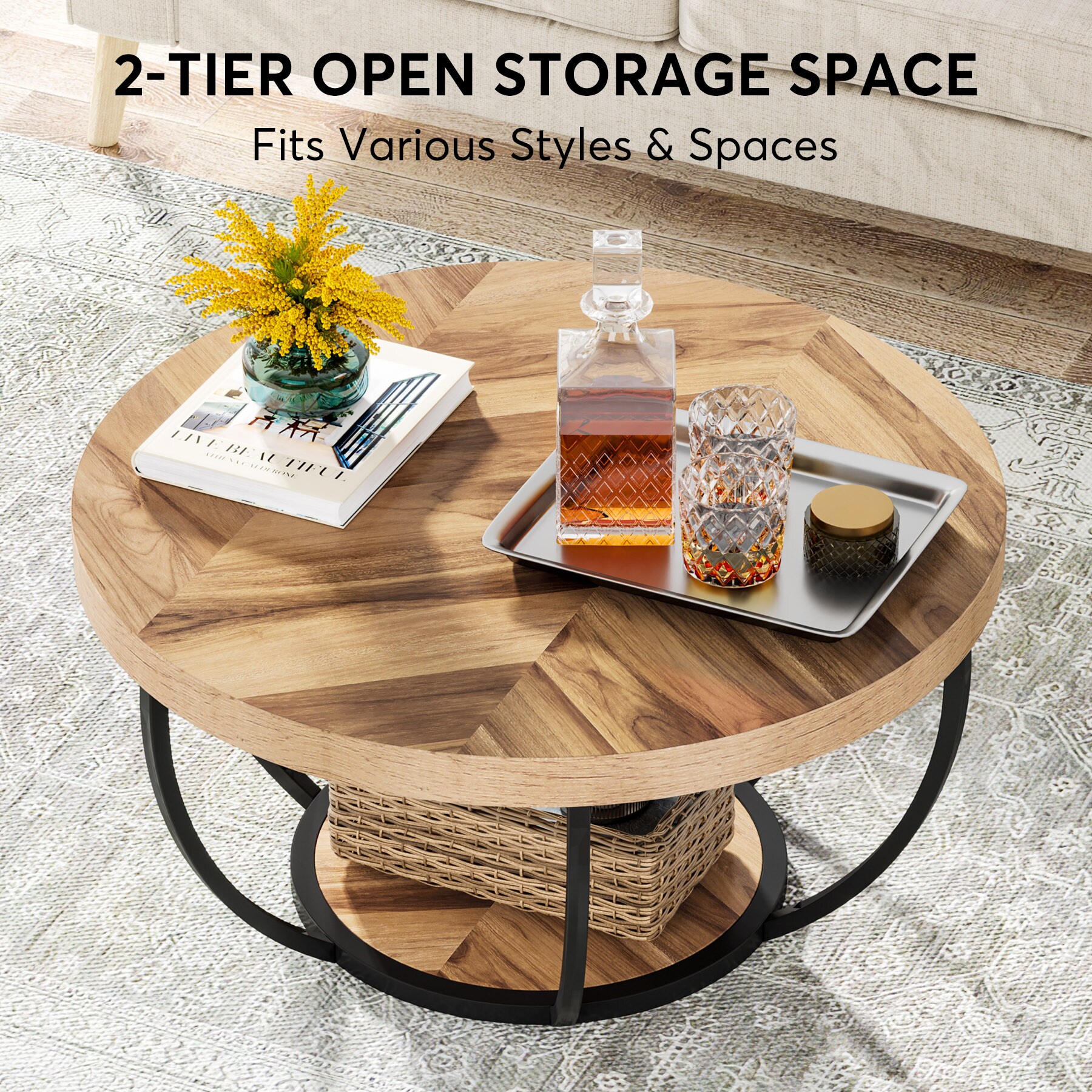 Tribesigns LWFD-NY036 Coffee-Tables - View #9