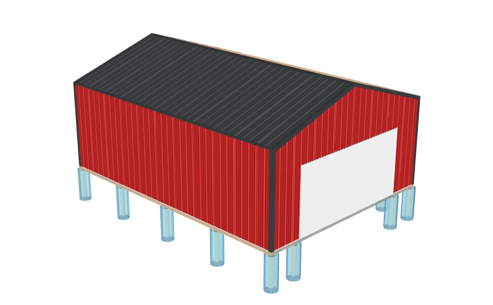 MASTER Building Components BKL24321025 Metal-Storage-Buildings-Sheds - View #4