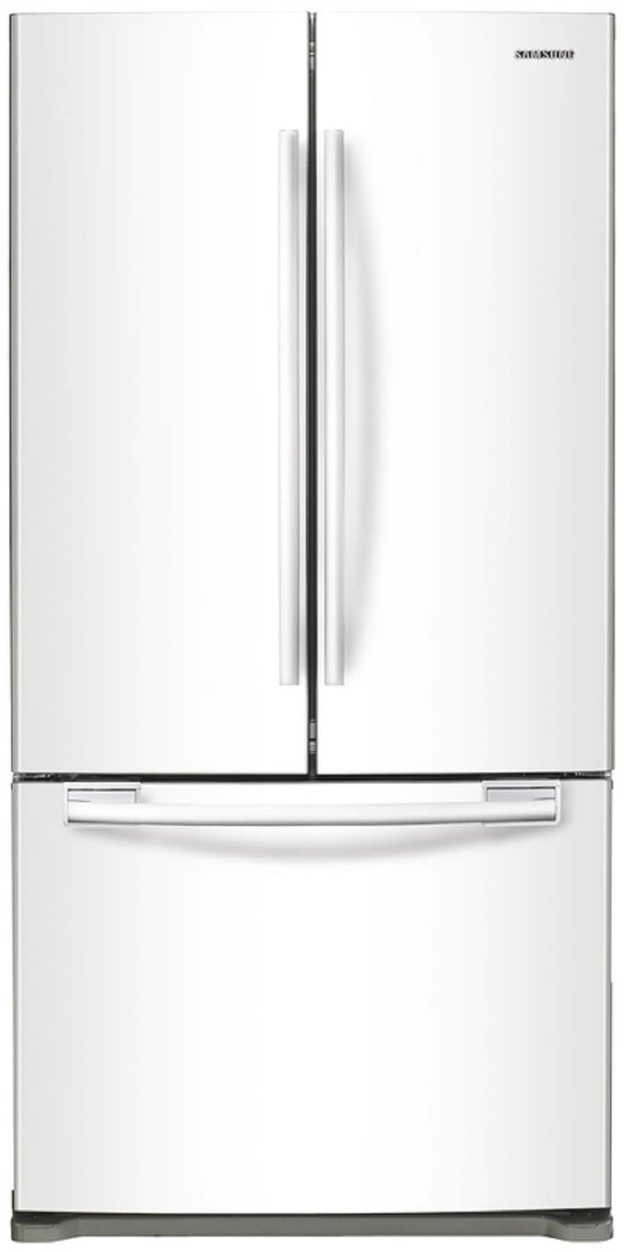 Samsung Mega Capacity 26.5-cu ft Counter-depth Smart French Door  Refrigerator with Dual Ice Maker (Fingerprint Resistant Stainless Steel)  ENERGY STAR