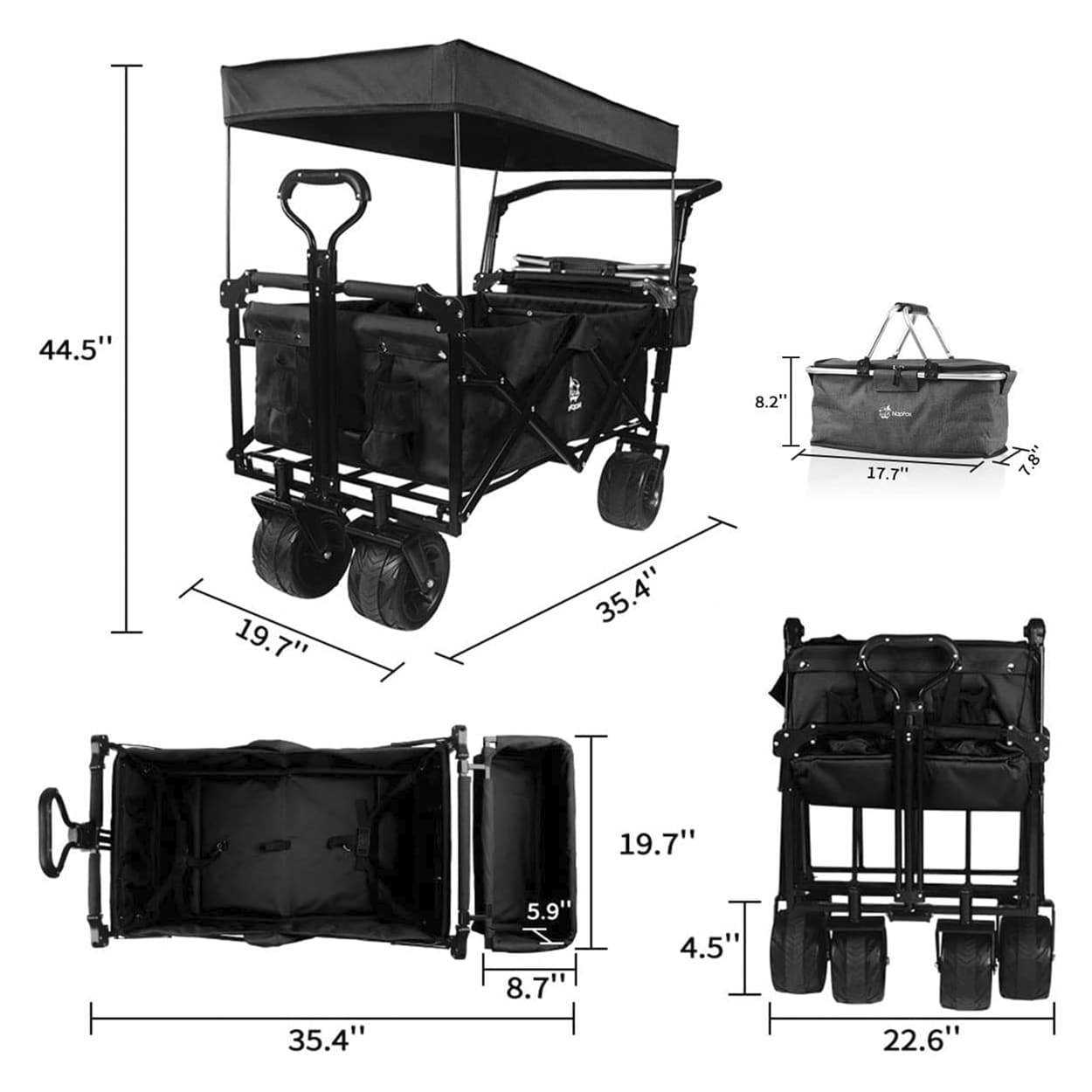 AHIOU HOME ZAAHG-P293141C Yard-Carts - View #7