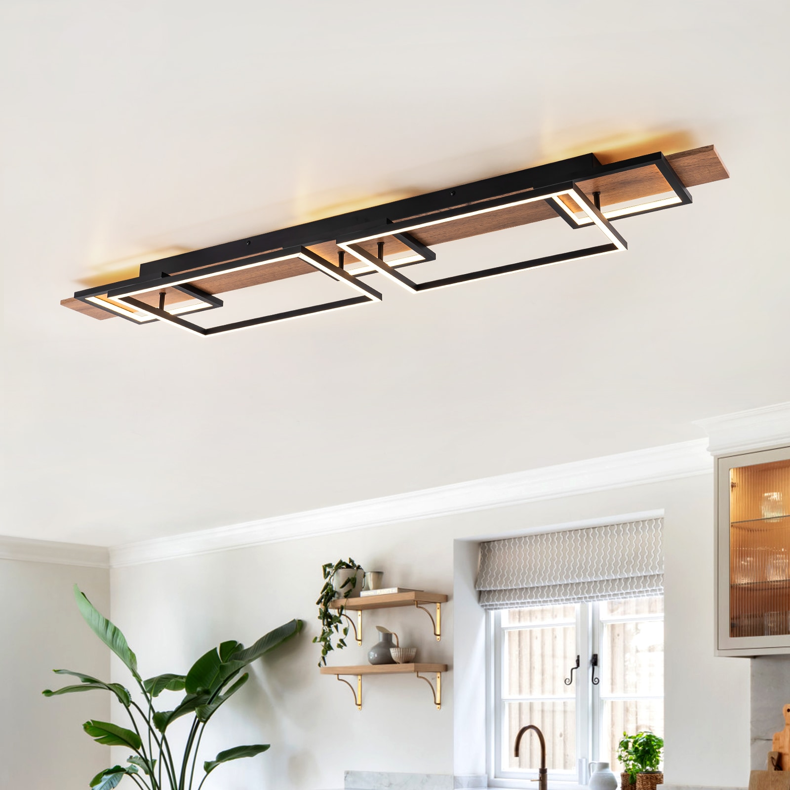 EDISLIVE Integrated LED Flush Mount Y81010000060498 at Lowes.com