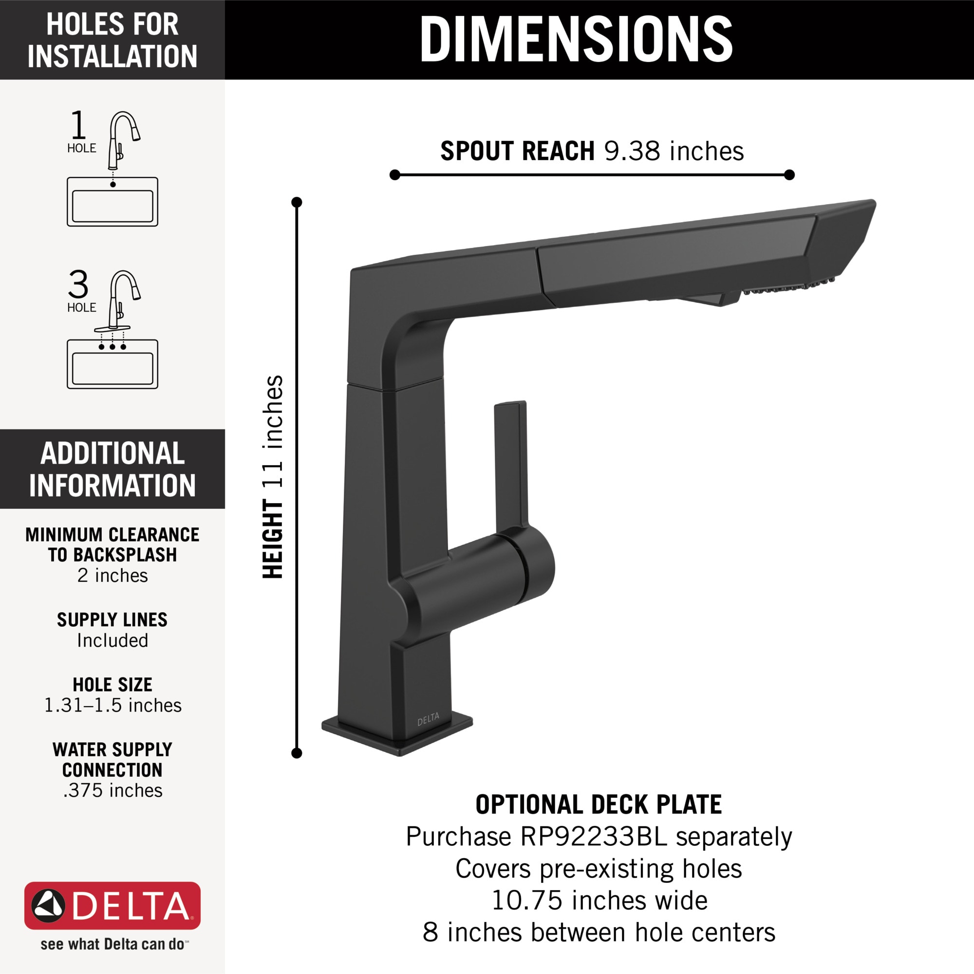 Delta 4193-BL-DST Kitchen-Faucets - View #4