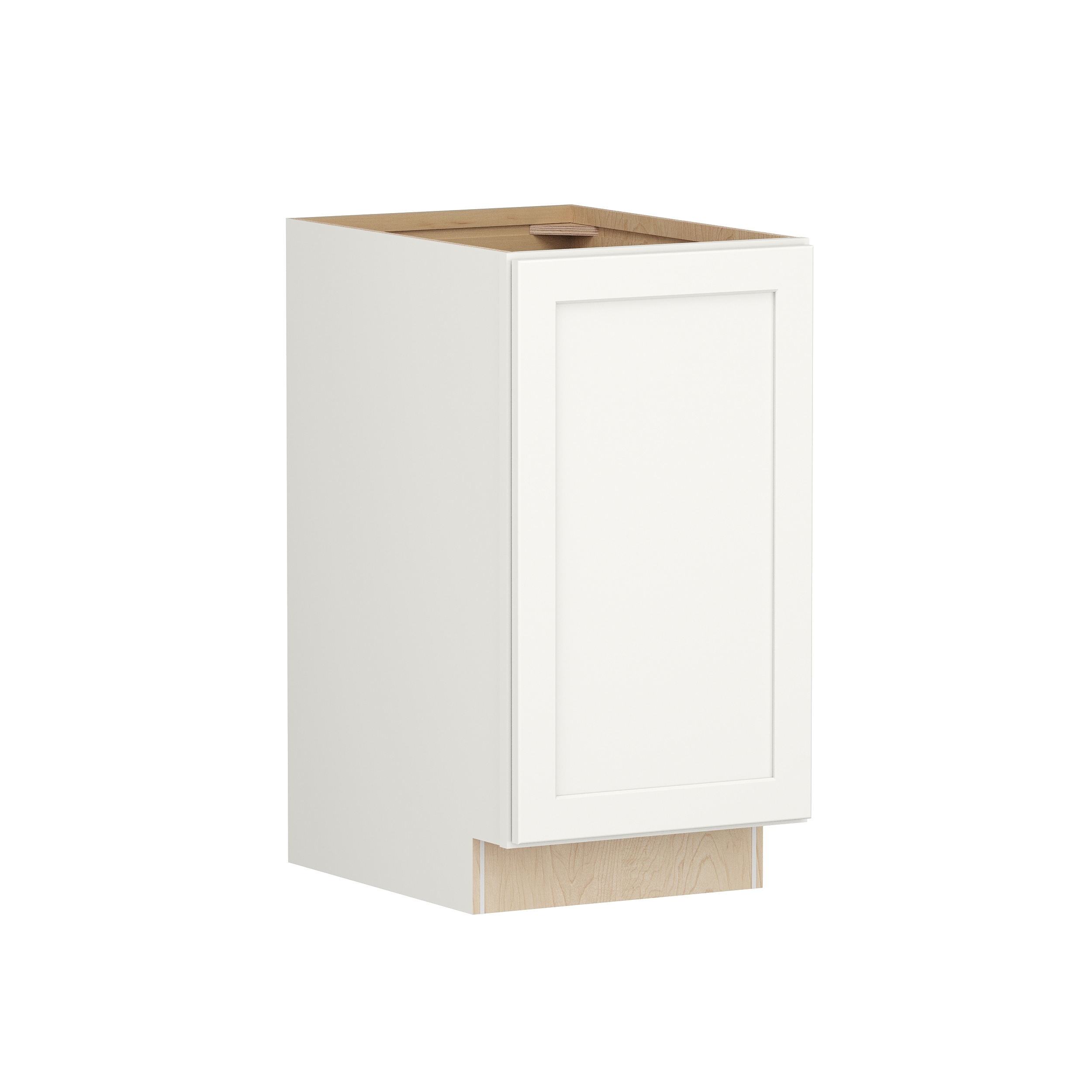 Shenandoah PRO Express SPE 90MPS-20465 Breckenridge 18-in W x 34.5-in H x 24-in D Linen Full Overlay Base Fully assembled Plywood Cabinet (Recessed Panel Shaker)