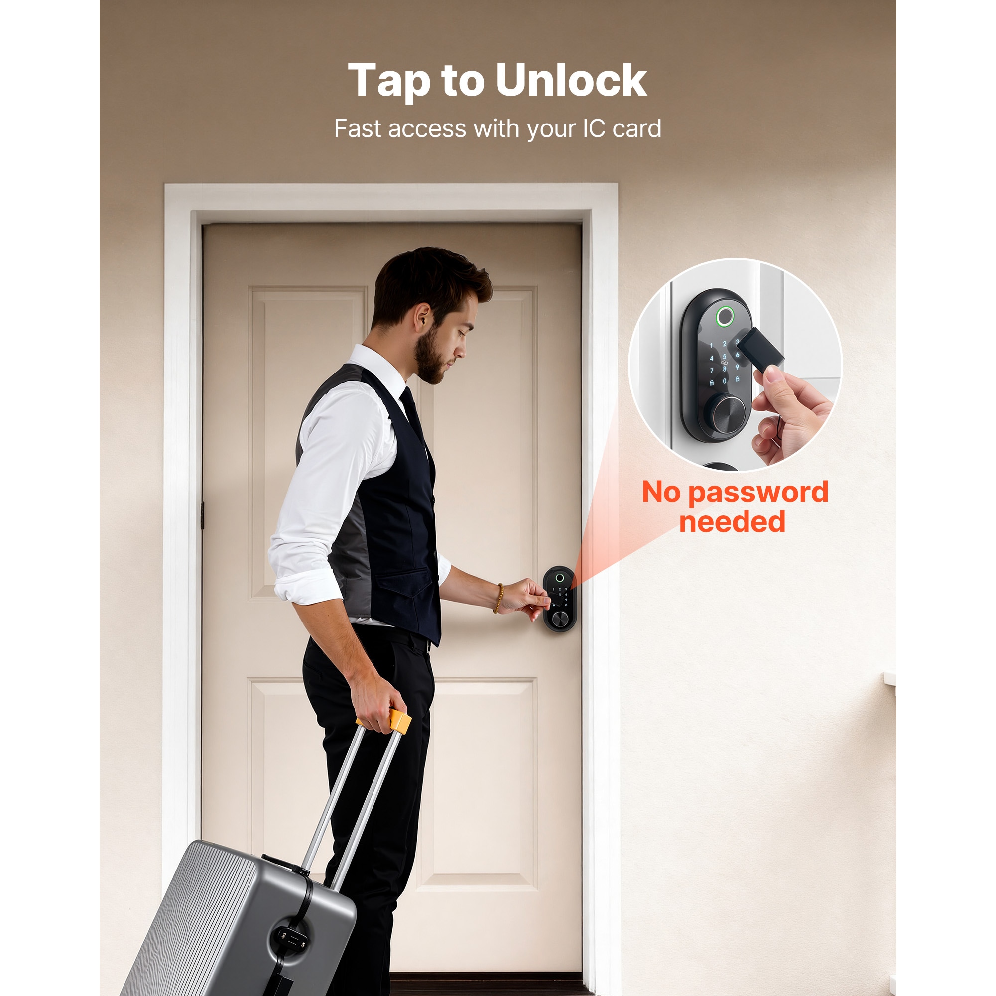 GIVIMO LW102GIVSS3779 Entry-Door-Flip-Locks - View #2