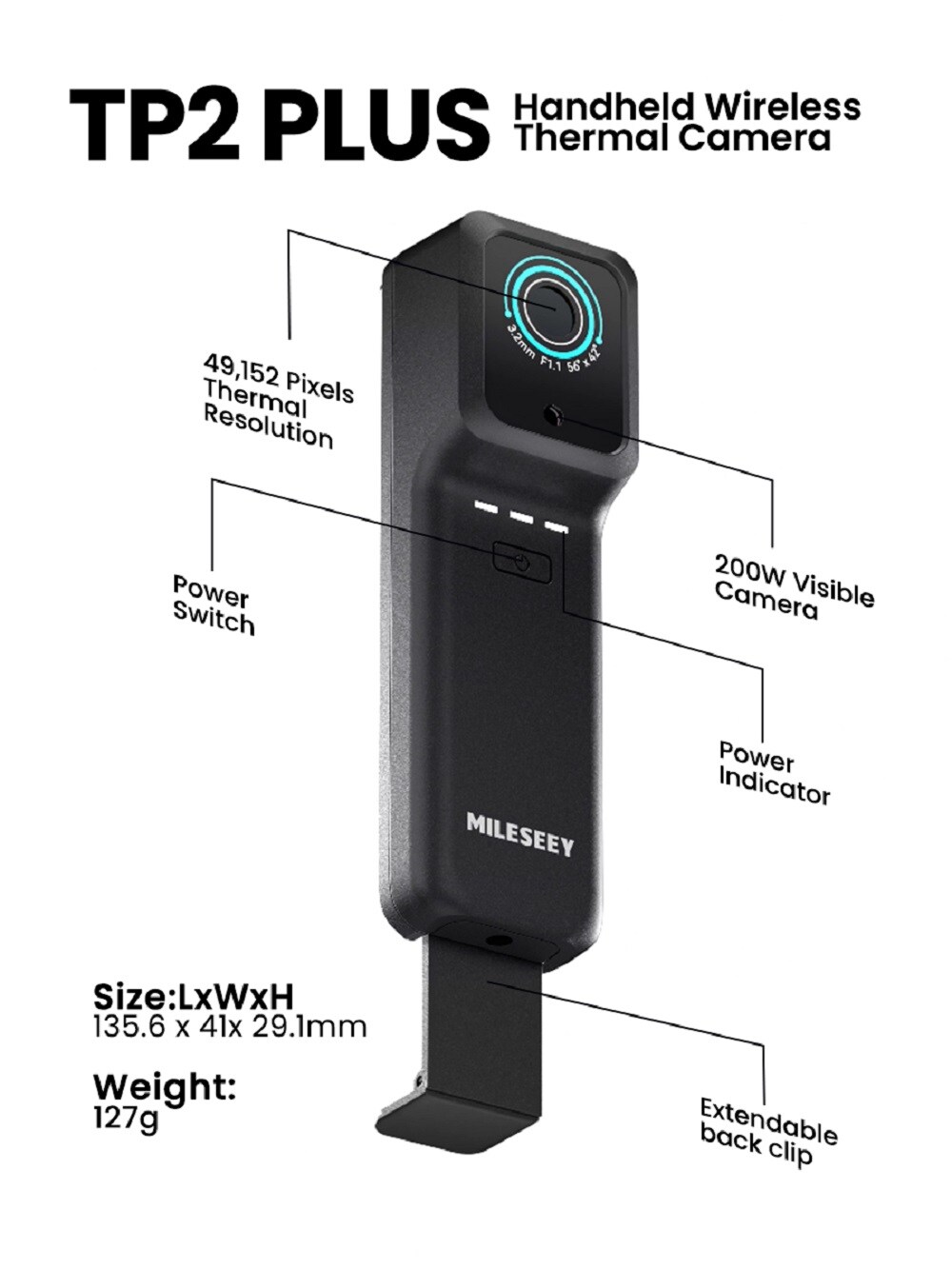 MILESEEY TP2 PLUS Thermal-Cameras - View #9