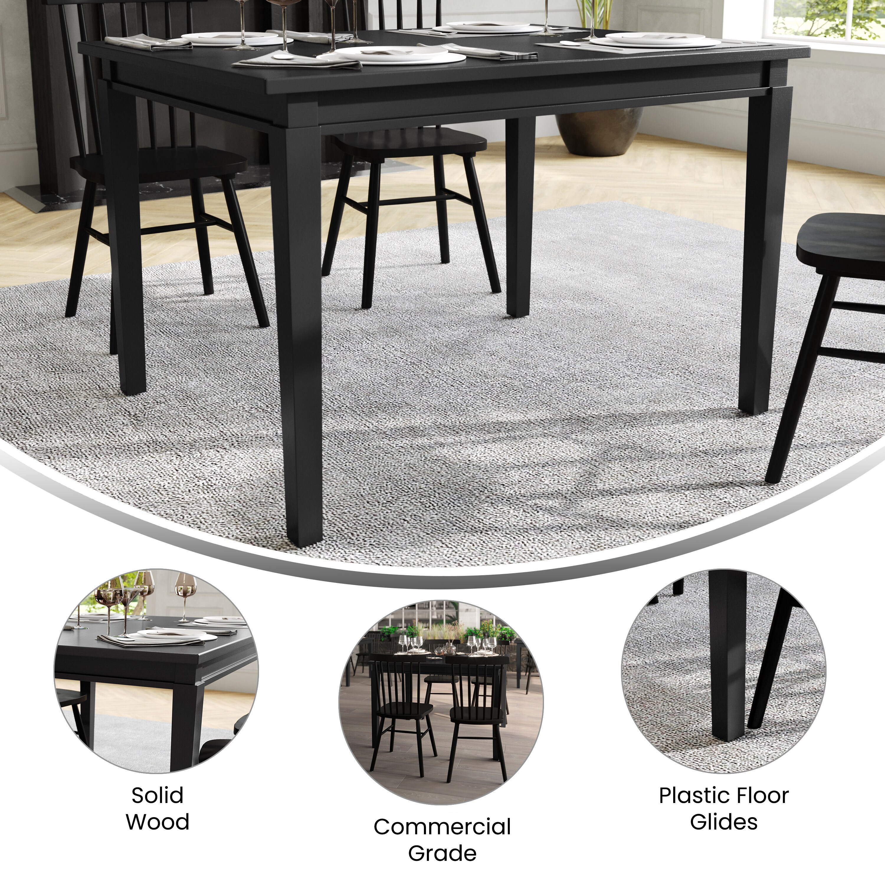 Flash Furniture 196861173073 Dining-Tables - View #3