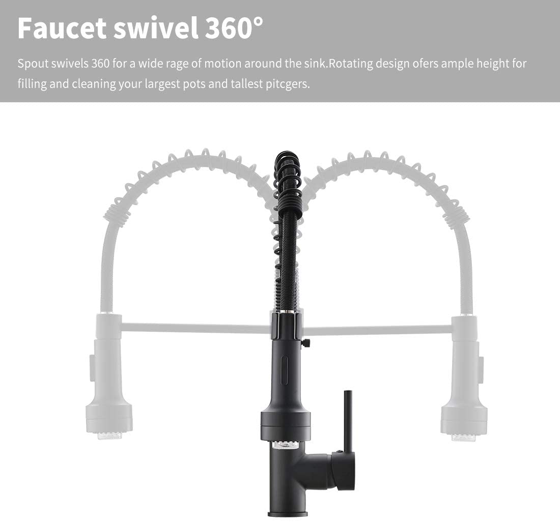 Fapully FA-B-1007B-LED Kitchen-Faucets - View #5