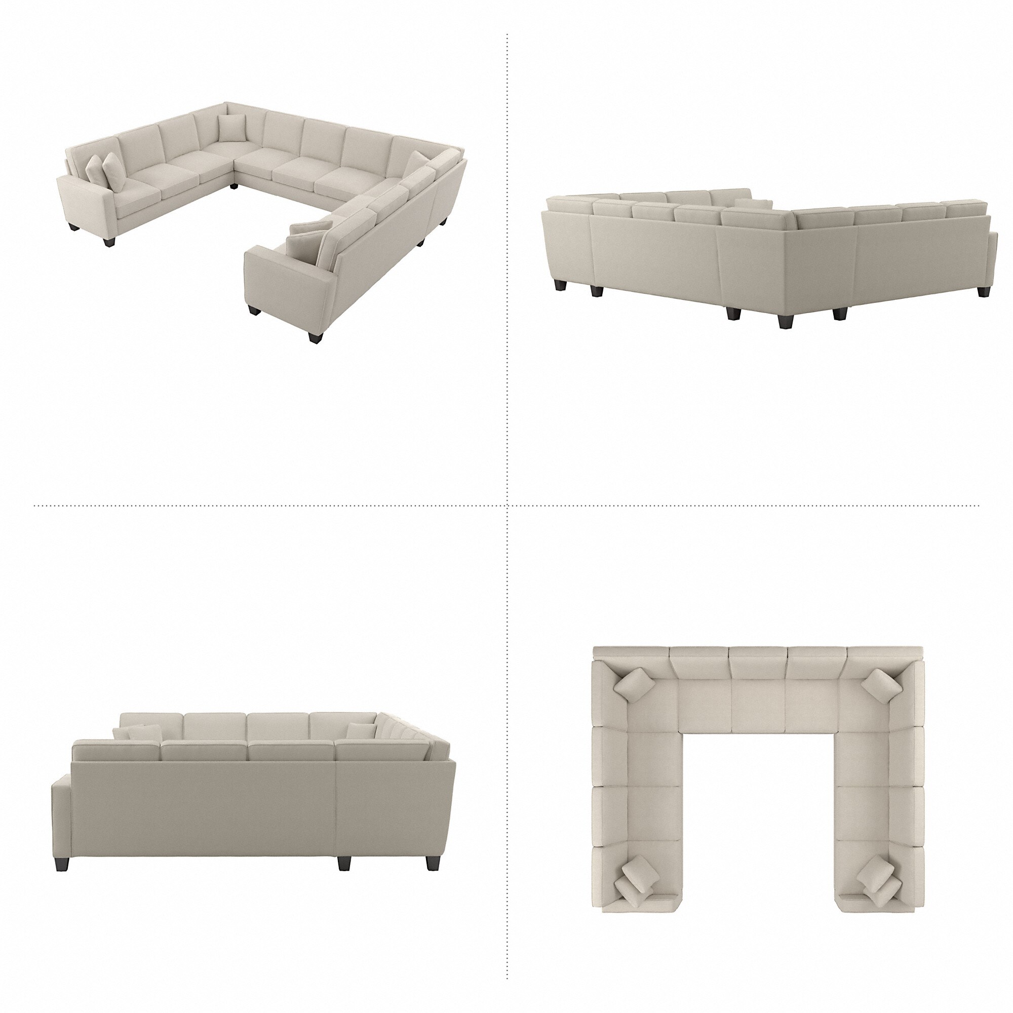 Bush Furniture SNY135SCRH-03K Sofas-Loveseats - View #4