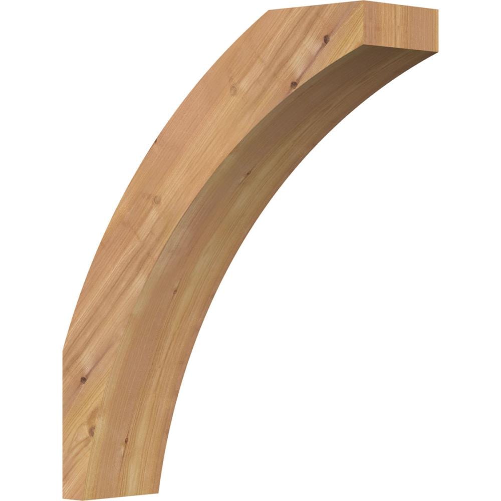 Ekena Millwork BRC06X20X24THR00SWR 5-1/2-in x 20-in x 24-in Western Red Cedar Unfinished Wood Thorton smooth