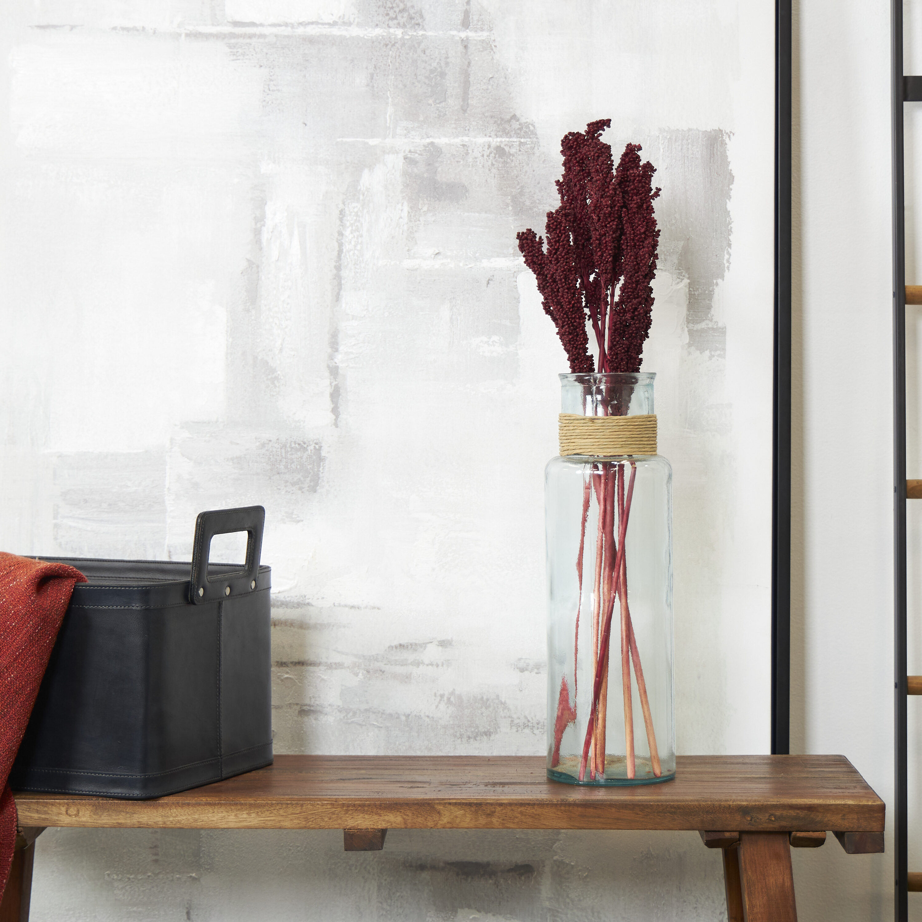 Grayson Lane 12597 30-Inches Red with Long Stems Indoor Floor Dried bouquet Artificial branch/stem