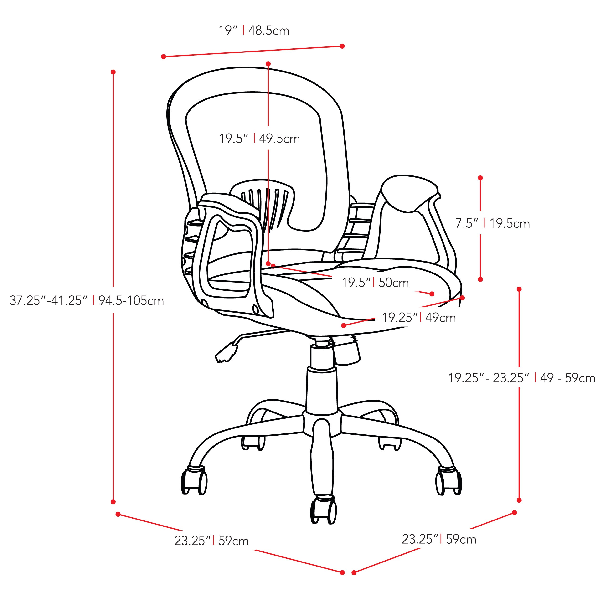 CorLiving LOF-238-O Office-Chairs - View #6