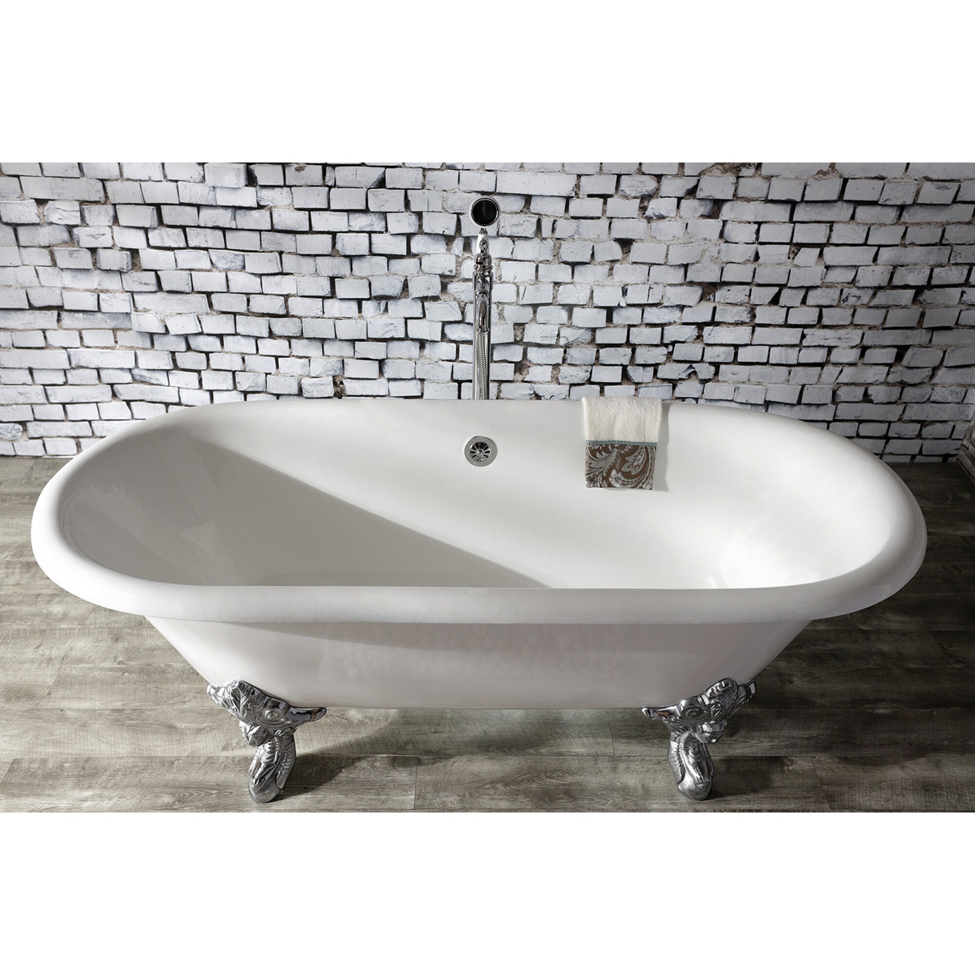 Kingston Brass WLCC2081 1-1/2-in Polished Chrome Vintage Polished Chrome Lift and turn Drain with Brass Pipe Included