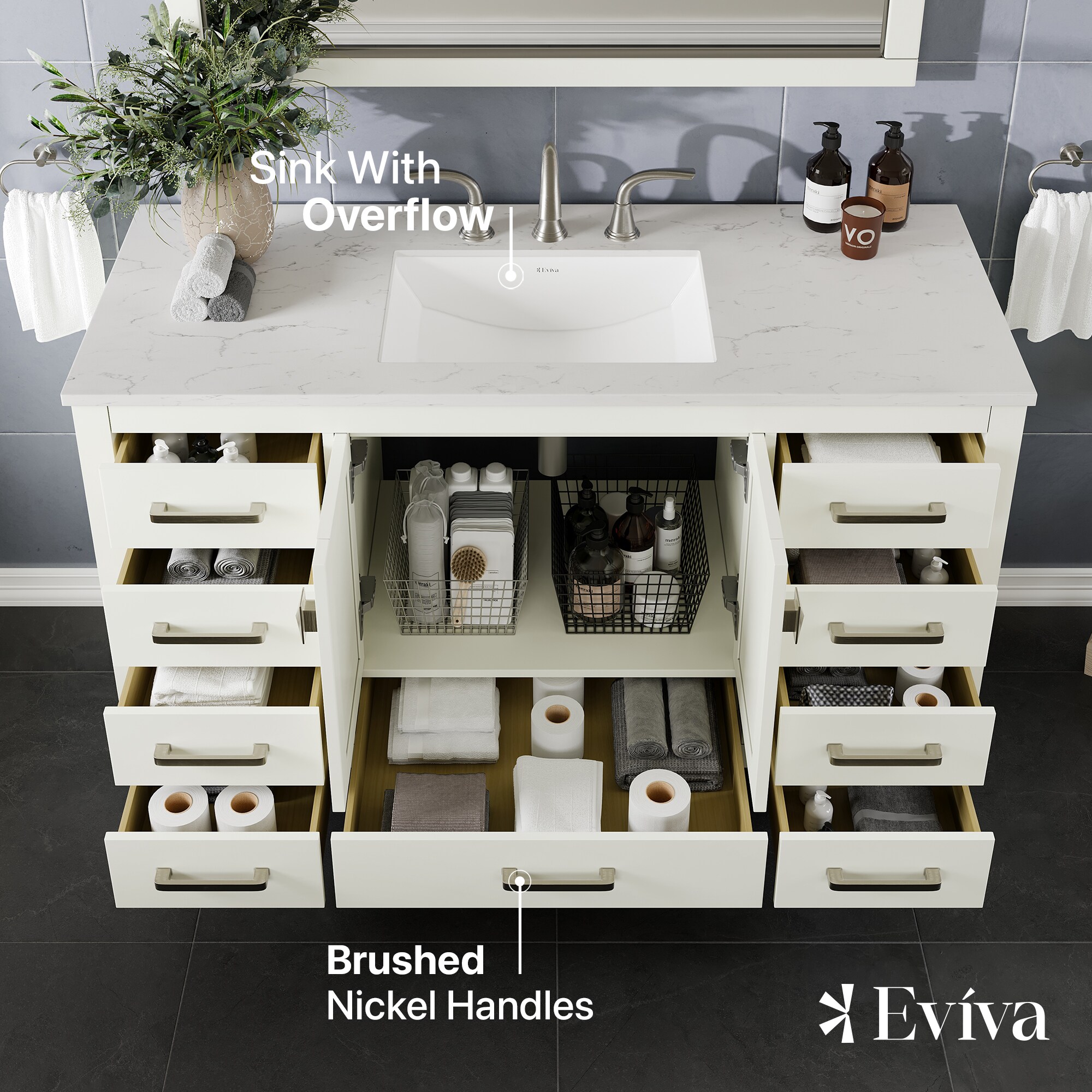 Eviva EVVN412-54WH Bath-Vanity-Combo - View #4