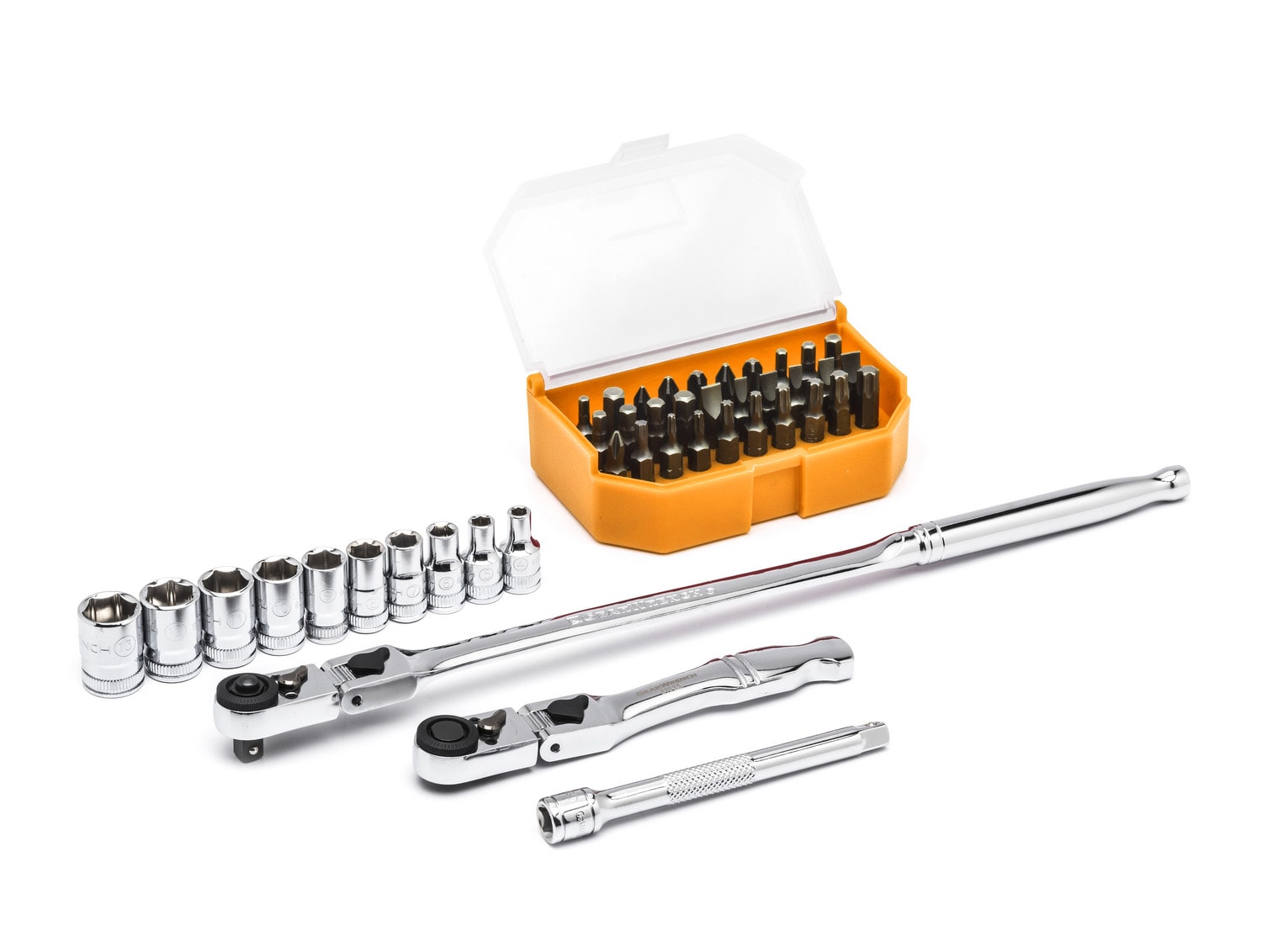 GEARWRENCH 81031 1/4-in Drive Metric Shallow Socket Set (43-Pieces)