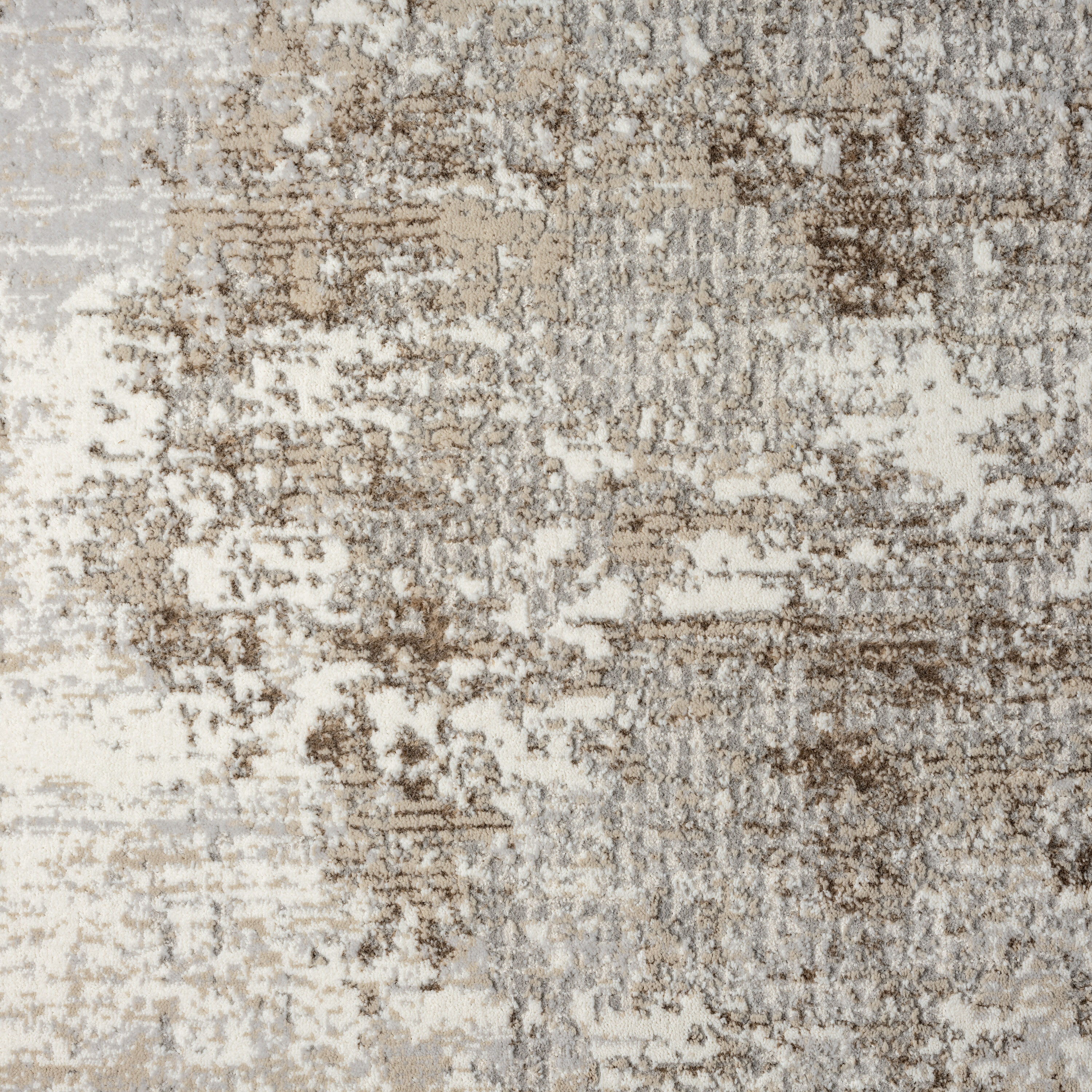 Origin 21 Abstract 5 X 7 Beige Ivory Indoor Distressed/Overdyed Area Rug in  the Rugs department at