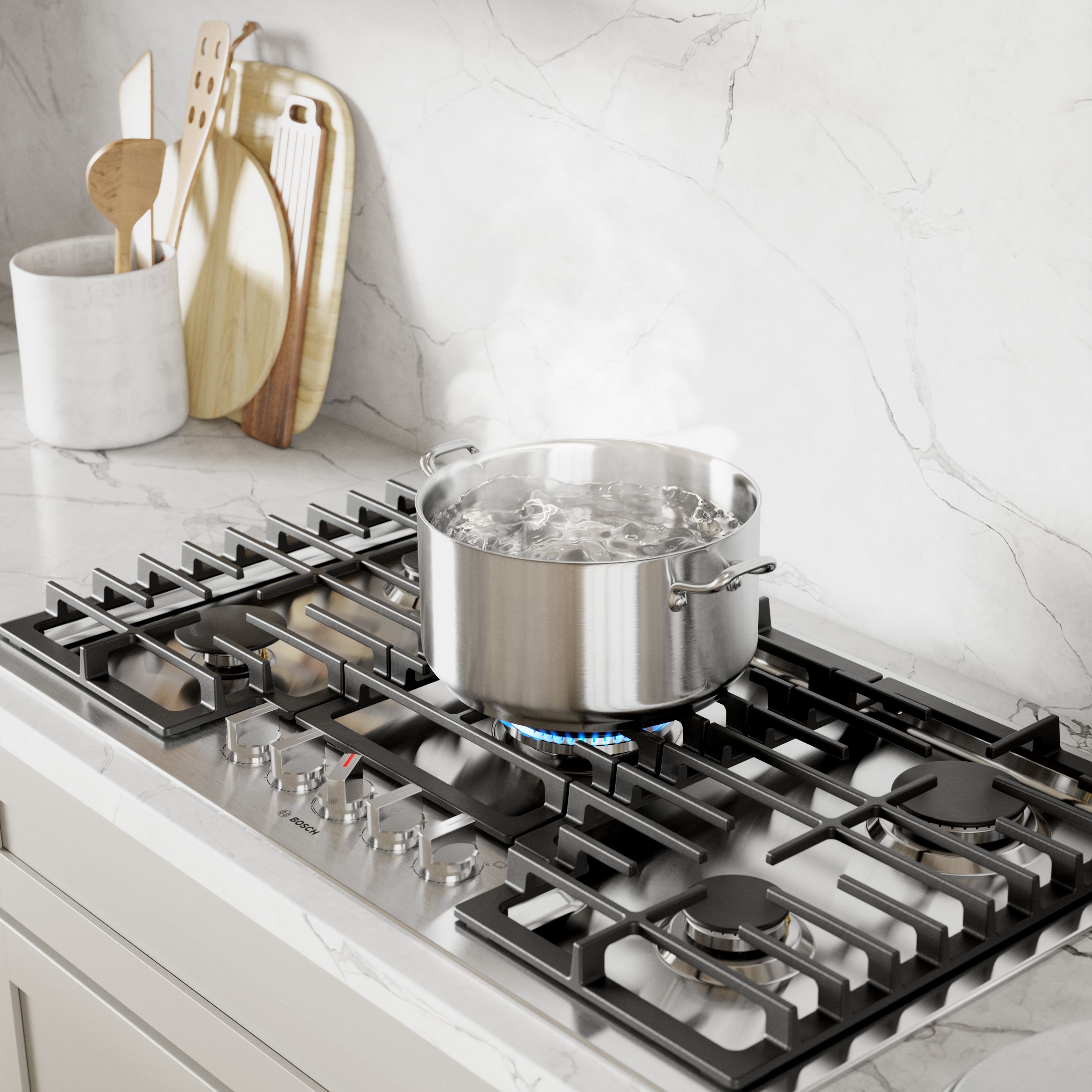 Bosch® 800® Series 36 Stainless Steel Gas Cooktop