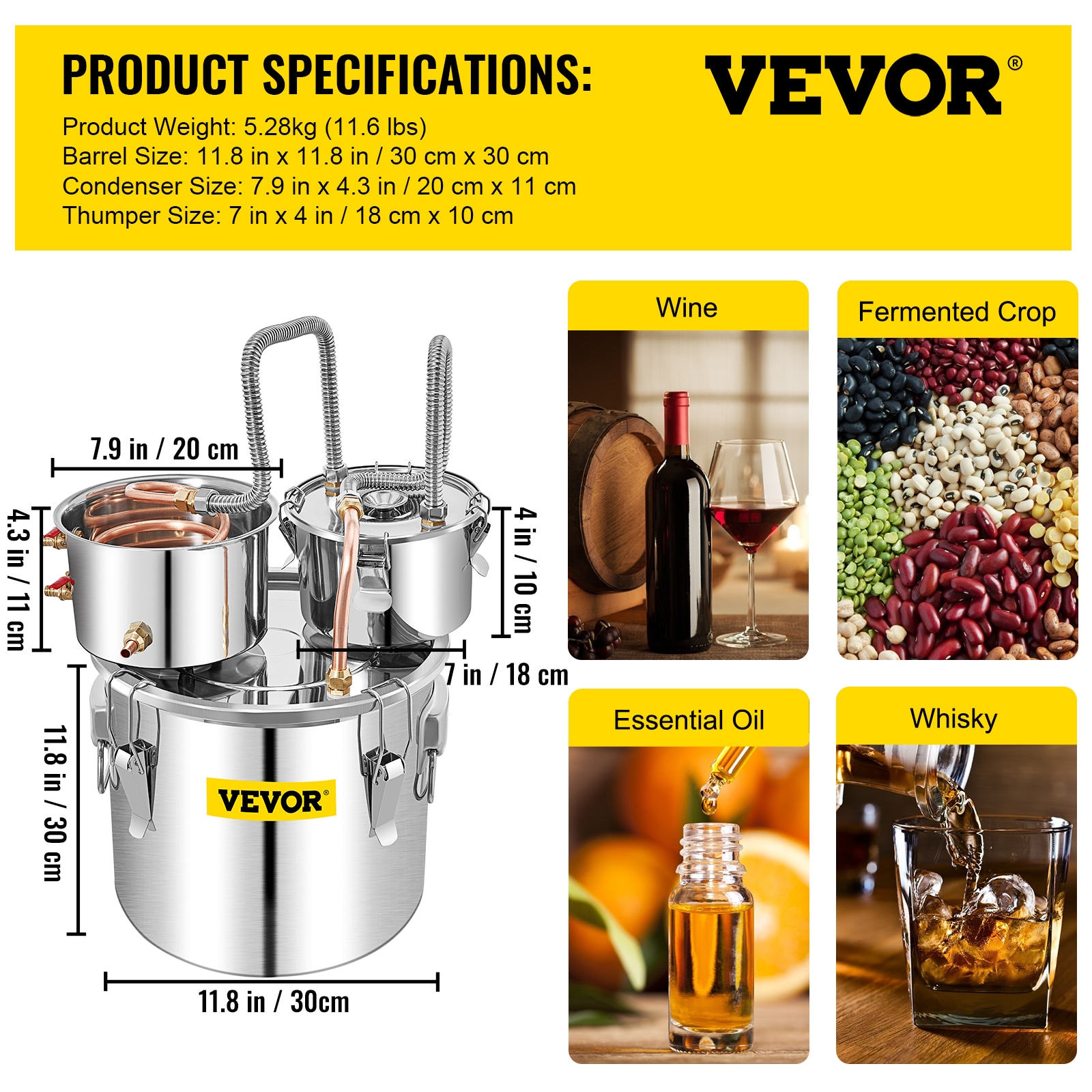 VEVOR ZLSJ5GALSLNTZLQDBV1 Barware-Accessories - View #8