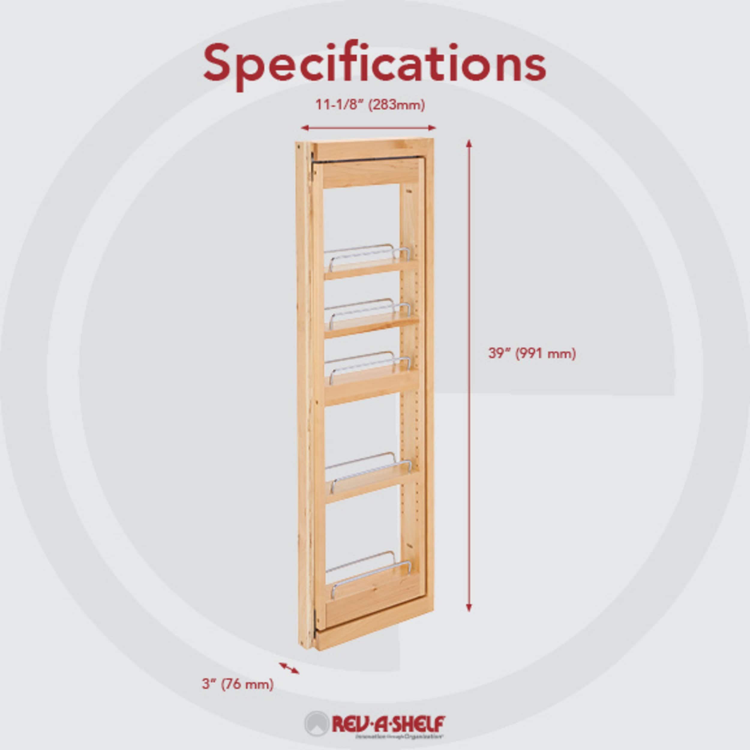 Rev-A-Shelf 432-WFBBSC39-3C Pull-Out-Cabinet-Baskets - View #3