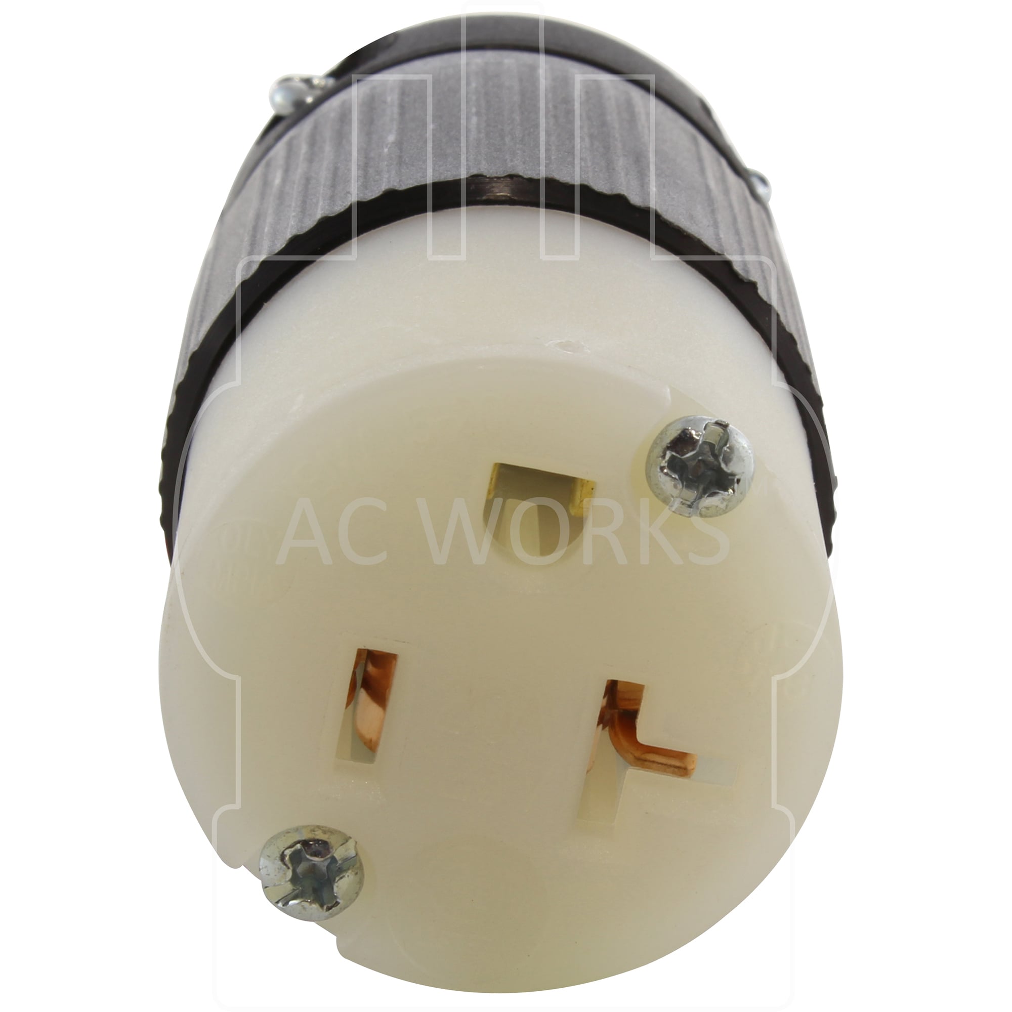 AC WORKS AC Connectors 20-Amp 125-Volt NEMA 5-20r 3-wire Grounding ...