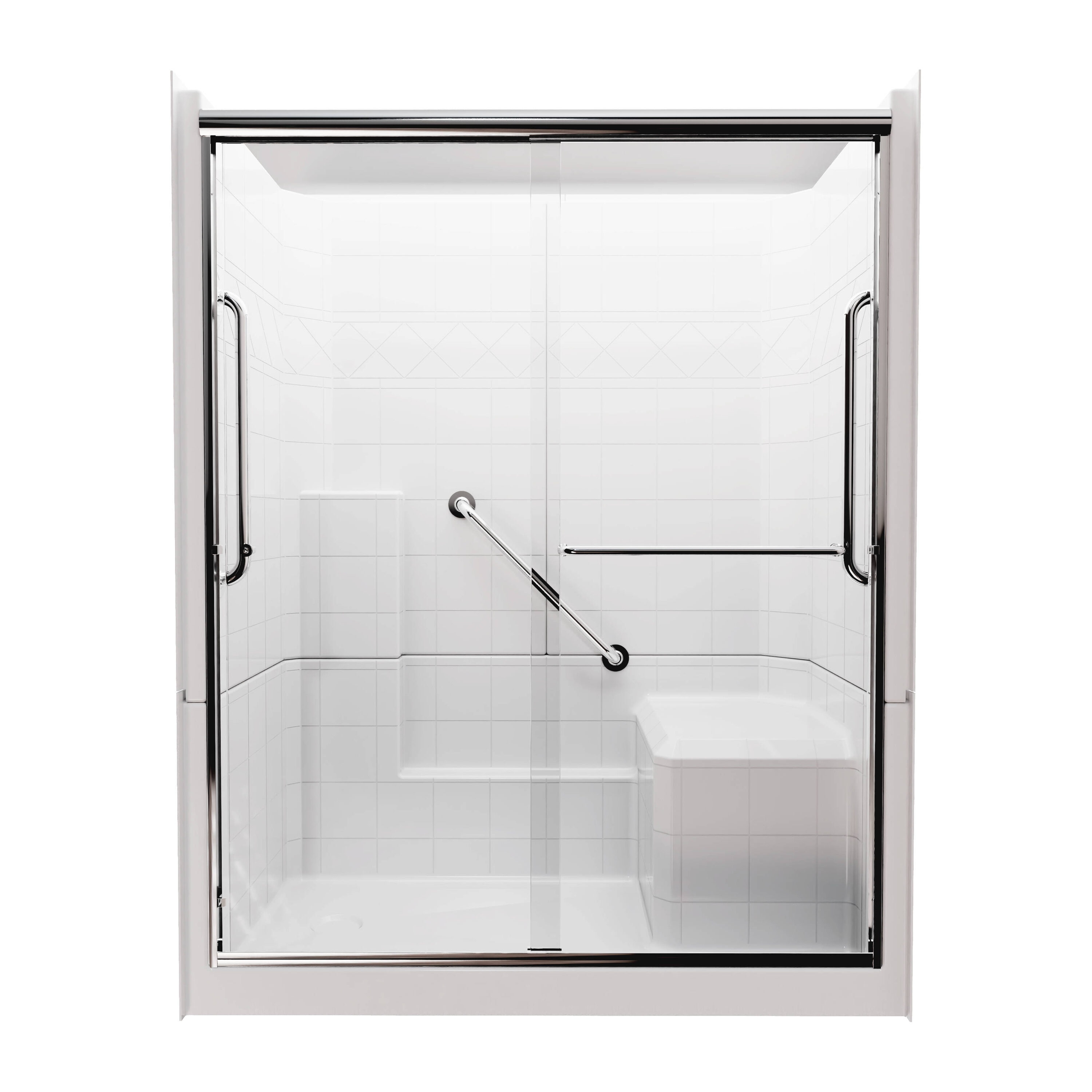 Laurel Mountain LM6032SH1S3PRWC3 Alcove-Shower-Kit - View #2