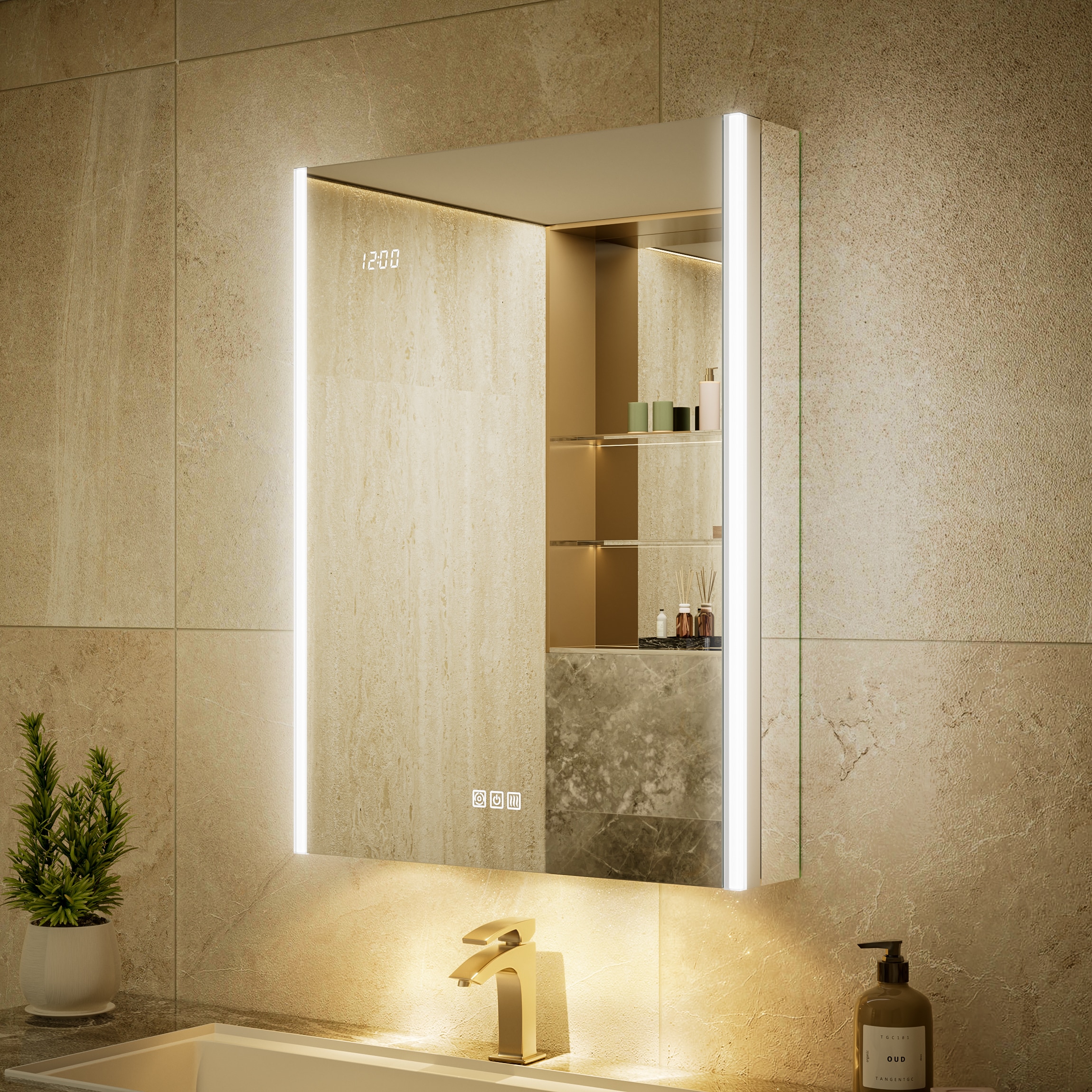 QueenFun MCALSK0432 Bathroom-Medicine-Cabinets - View #4