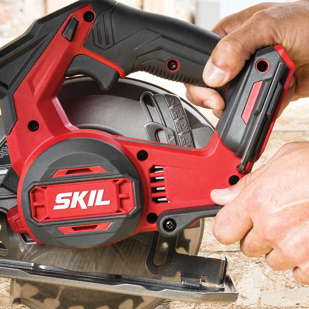 SKIL PWR CORE 20-volt 6-1/2-in Brushless Cordless Circular Saw Kit  (1-Battery  Charger Included) at