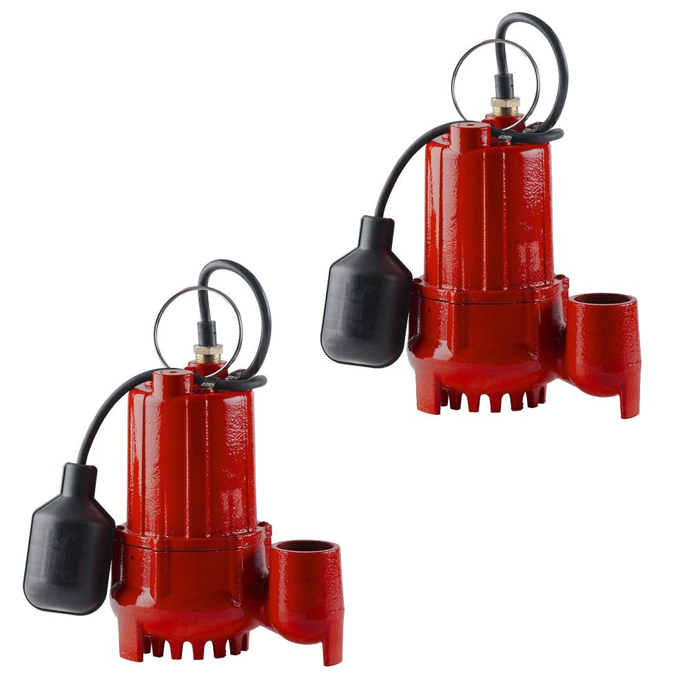 Red Lion 1/2-HP 115-Volt Cast Iron Submersible Sump Pump in the Water Pumps  department at