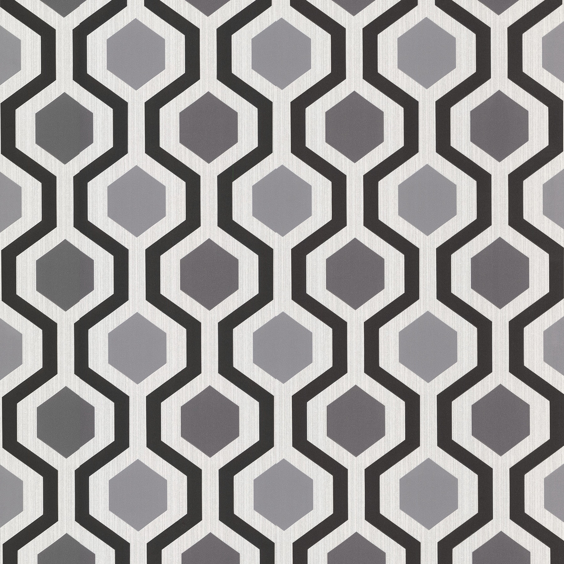 Brewster Wallcovering 347-20133 Kitchen and Bath Resource III 56.4-Sq. Feet Gray Vinyl Geometric Prepasted Water Activated Paste Wallpaper