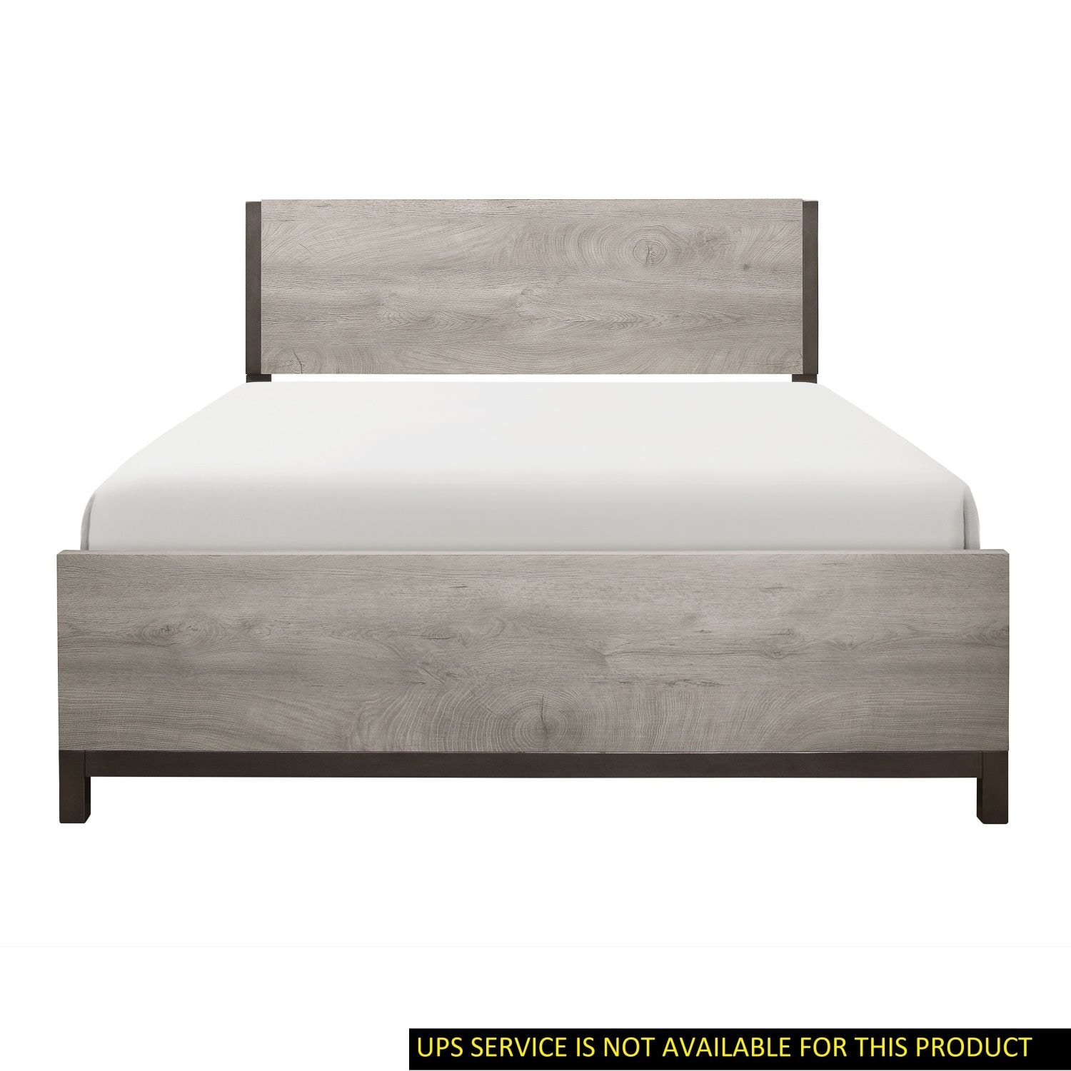 JASMODER B011S00251 Light Gray Queen Composite Platform Bed