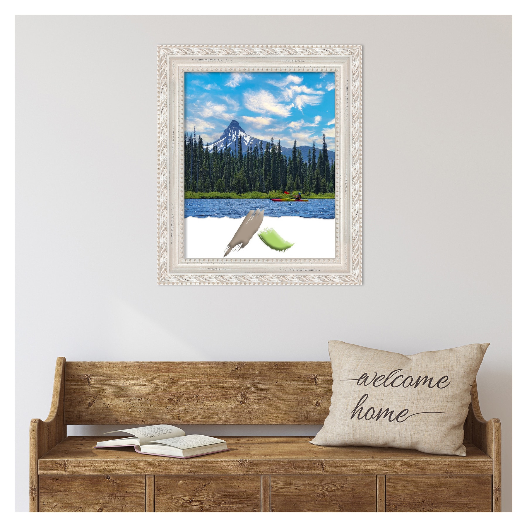 Opera Off White 18"x22" Wood Picture Frame