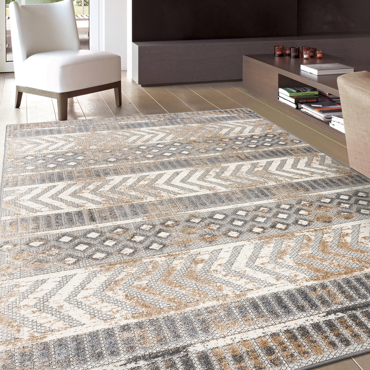 World Rug Gallery 8019BEIGE8X10 rugs - View #5