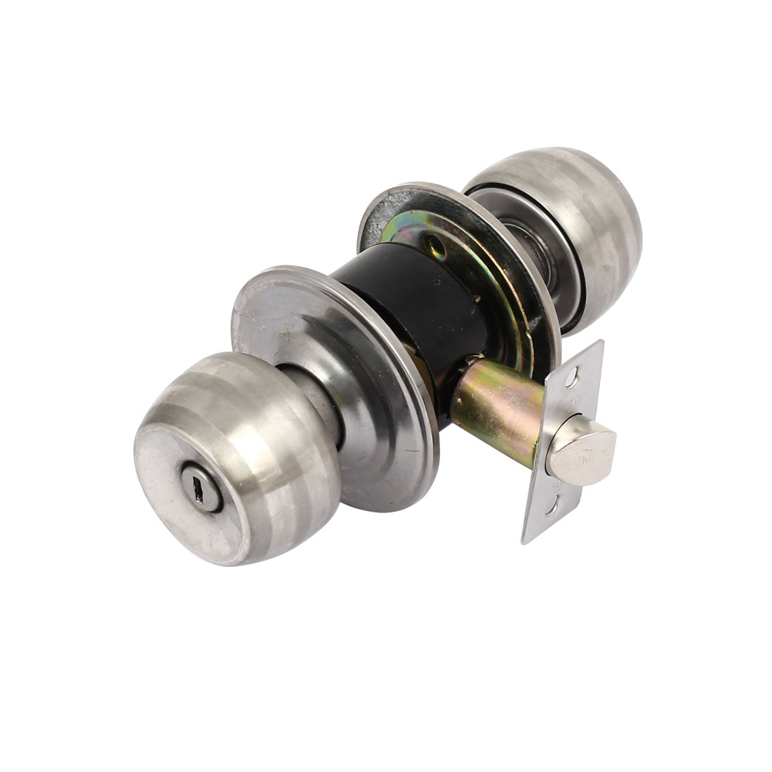 Unique Bargains 54mm Dia Round Ball Knob Security Turn Lock Lockset for 30mm-42mm Thickness Door