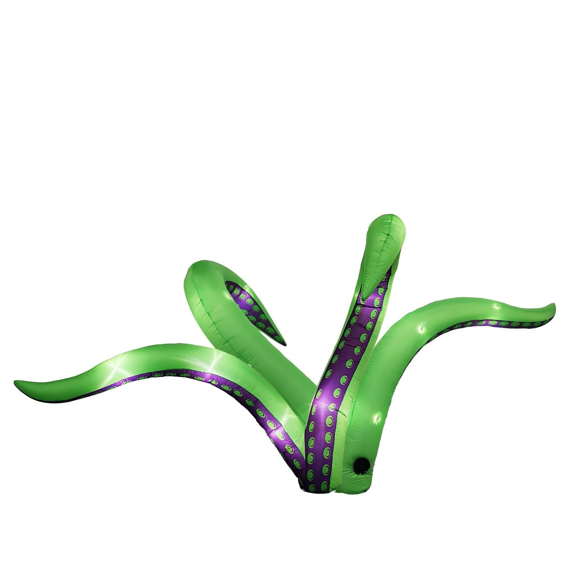Wudkey 2 Pack Halloween Inflatable Octopus Tentacles Outdoor Decorations Blow Up Hanging Decoration with Built-in LED Lights