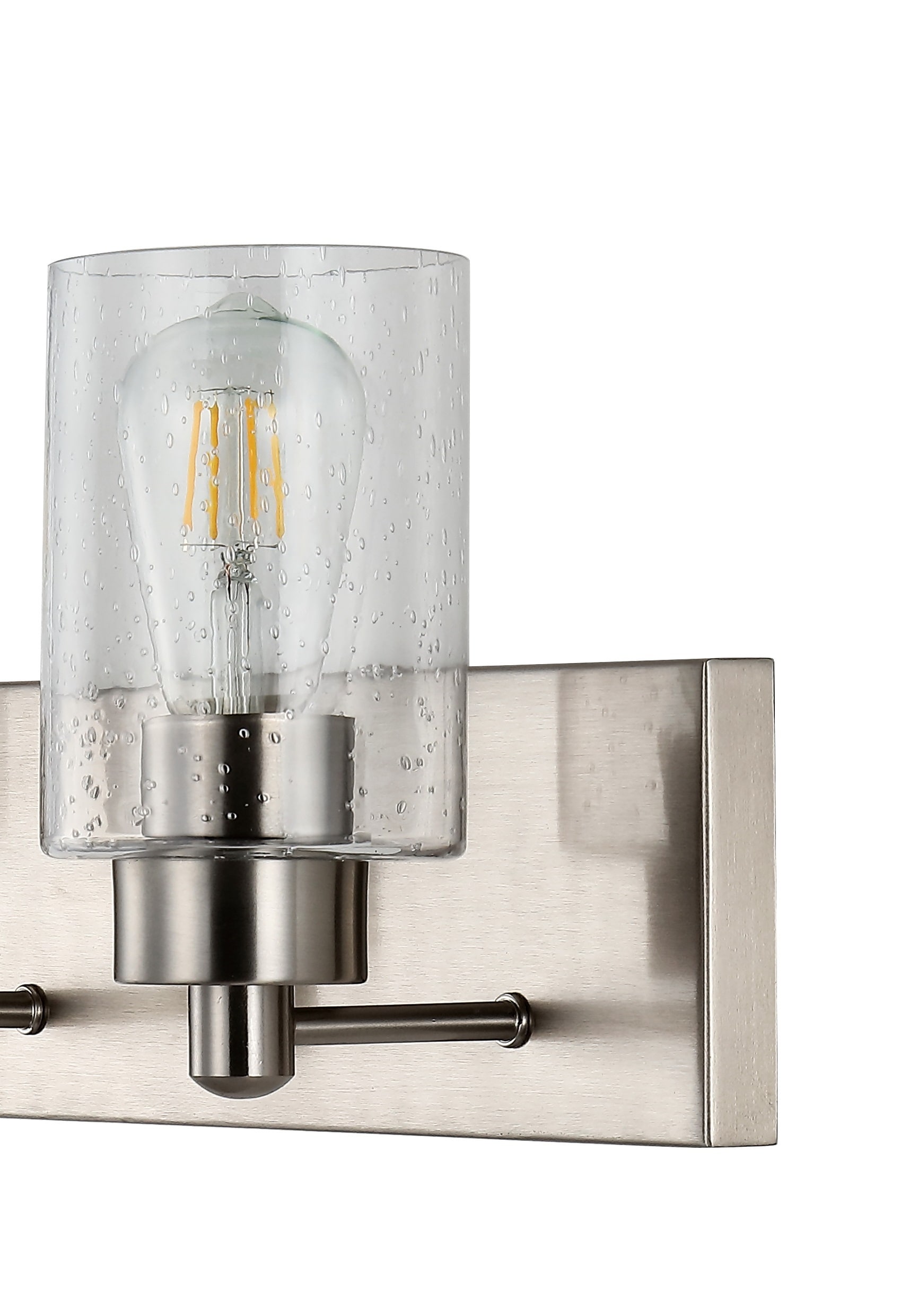 Irving 22" Nickel 3-Light Cylinder Vanity Light