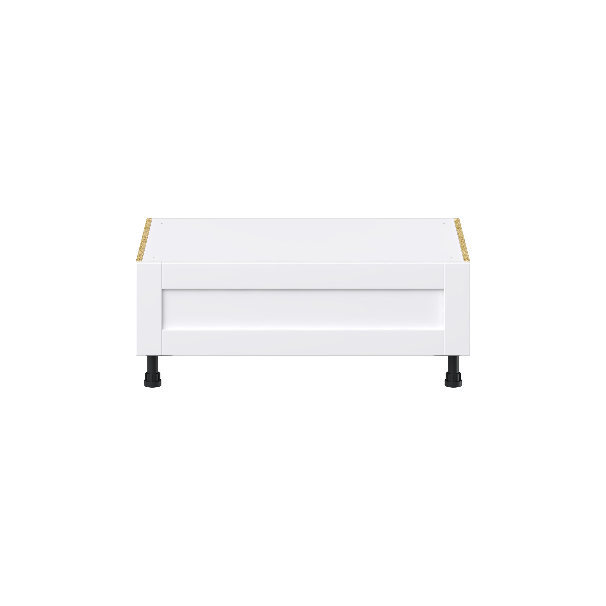 Hugo&Borg Rosemont 36-in W x 14.5-in H x 24-in D Glacier White 1-Drawer Base Fully Assembled Cabinet
