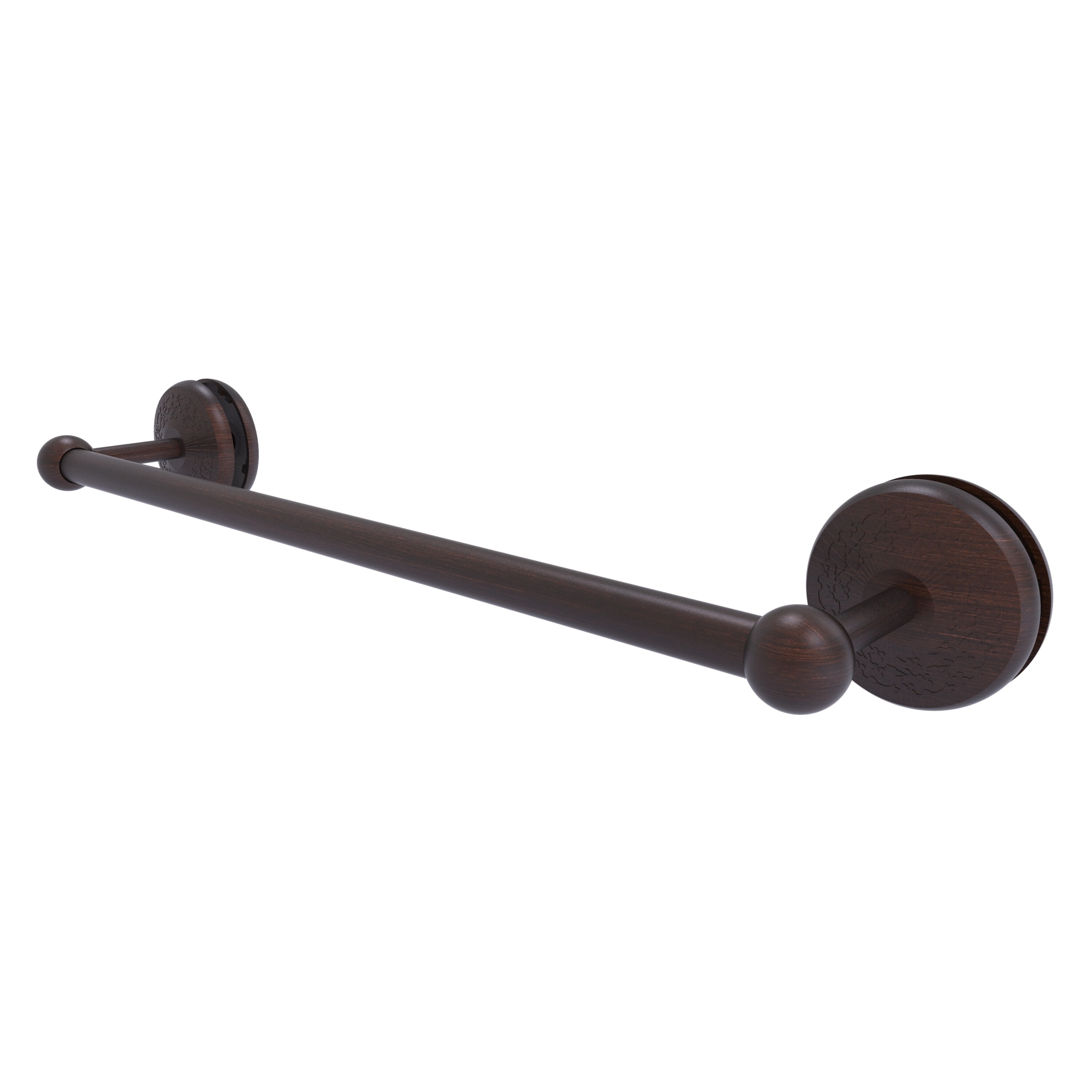 Allied Brass MC-41-SM-18-VB Monte Carlo 18-in Venetian Bronze Wall mount Single Towel Bar