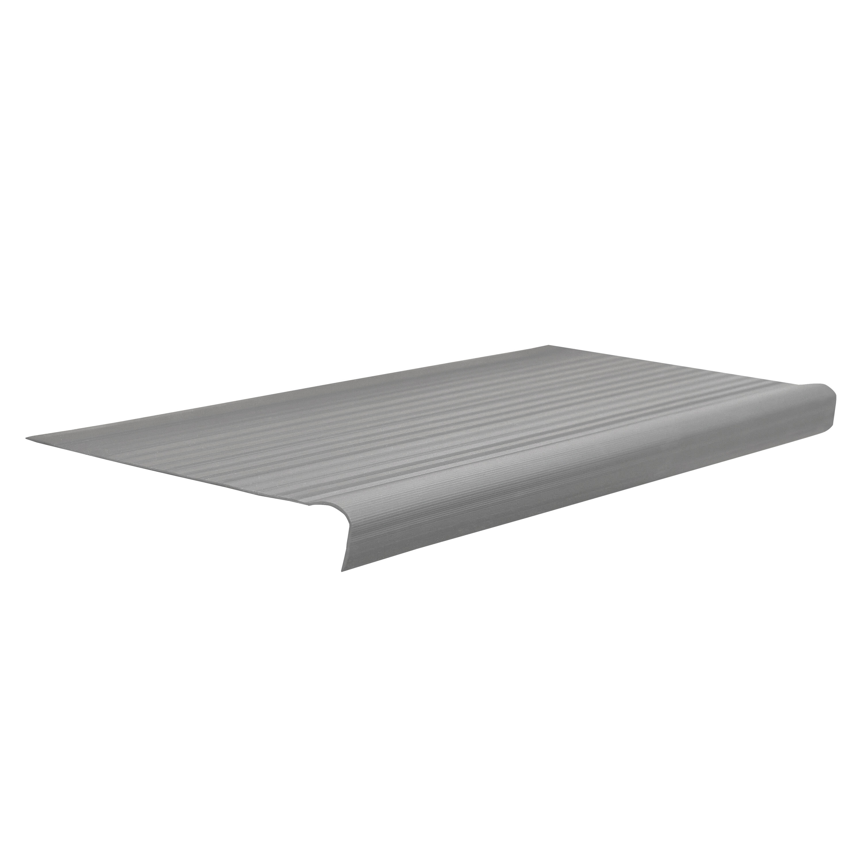 M-D 75580 Vinyl Grey Rectangular Stair tread rug