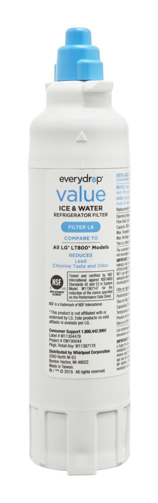everydrop 6-Month Push-In Refrigerator Water Filter 3 in the Refrigerator  Water Filters department at