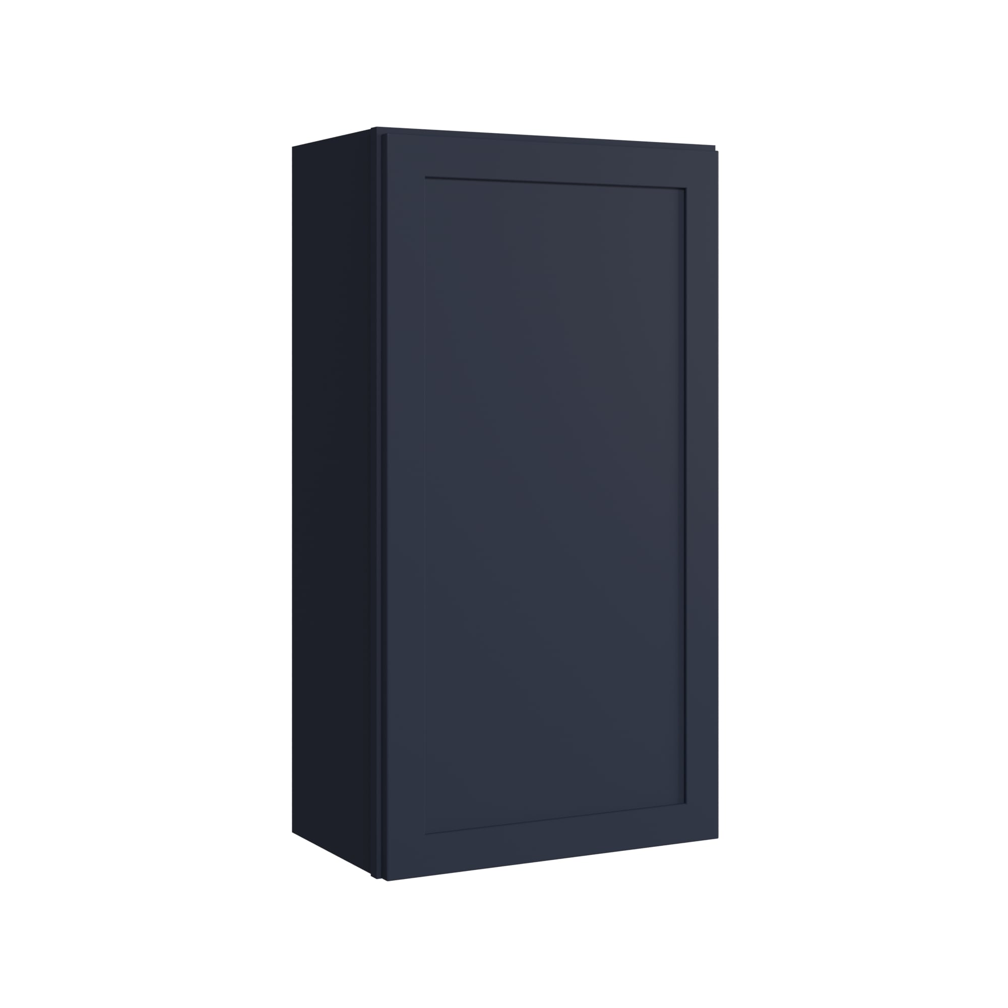 KraftMaid Momentum W2139RG77 Deveron 21-in W x 39-in H x 12-in D Midnight Wall Fully assembled Plywood Cabinet (Recessed Panel Shaker)