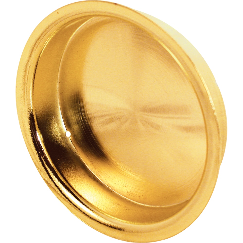 Prime-Line N 7137 2.1200-Inches Brass Sliding Closet Door Door Pull ( 2 -Pack)