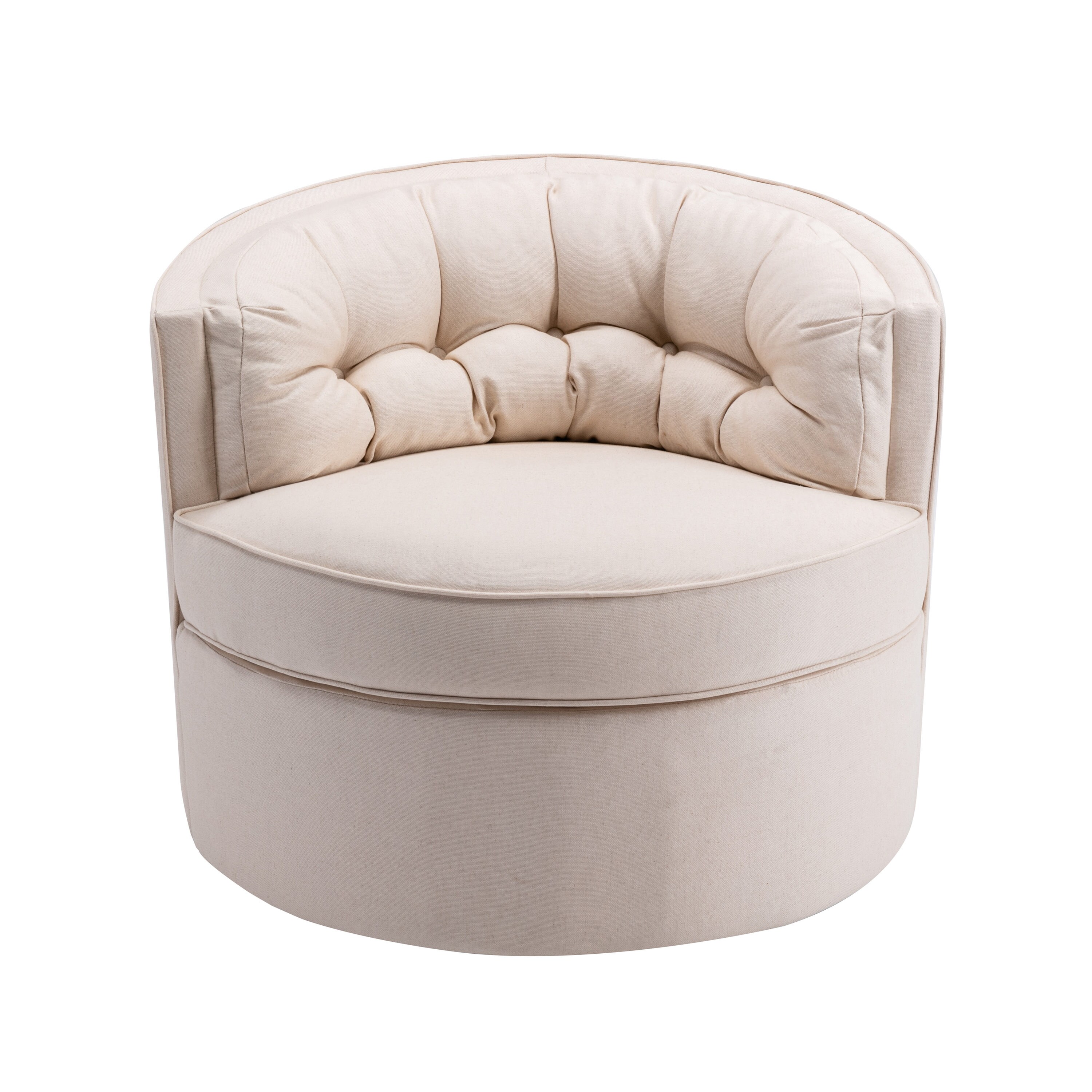 barrel chair cream