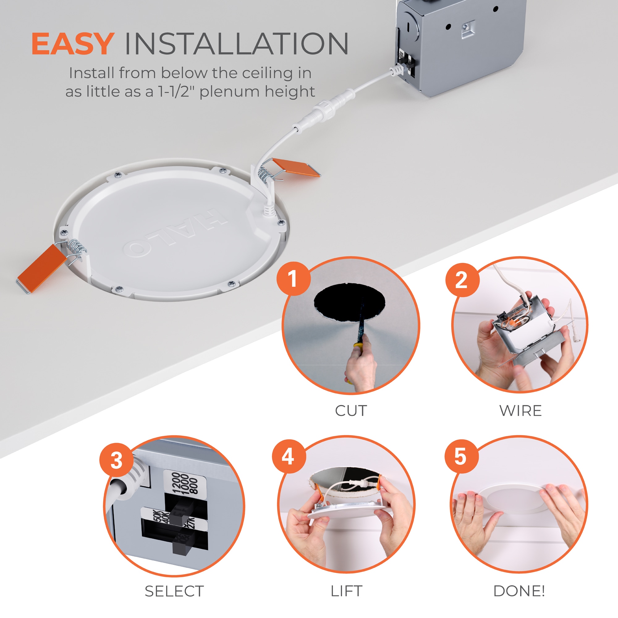 Halo HLB6LSFS5 Led-Retrofit-Downlight - View #5