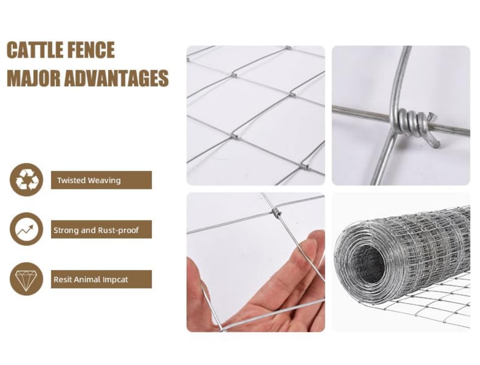 Poinic FC-P5164-00SS Rolled-Fence - View #6