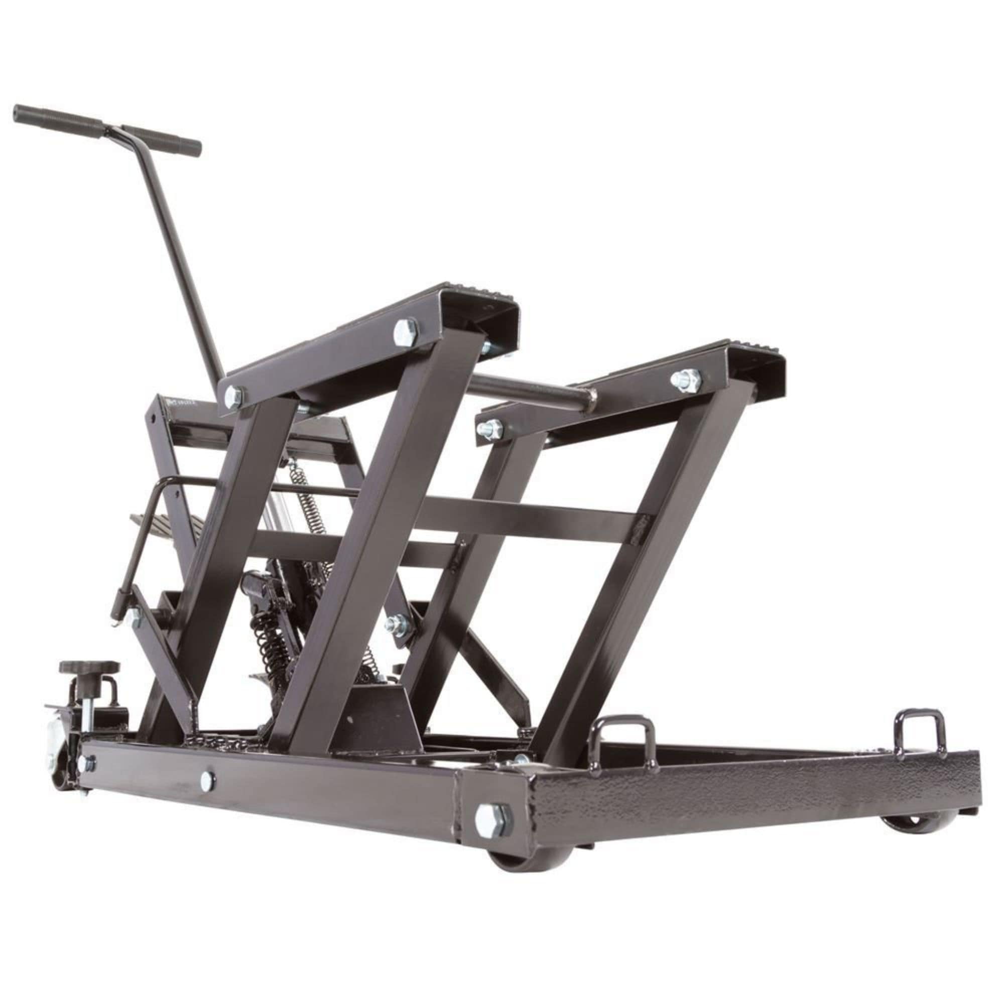 Black Widow  Motorcycle and ATV Hydraulic Lift Jack Stand up to 1500 Pound Black