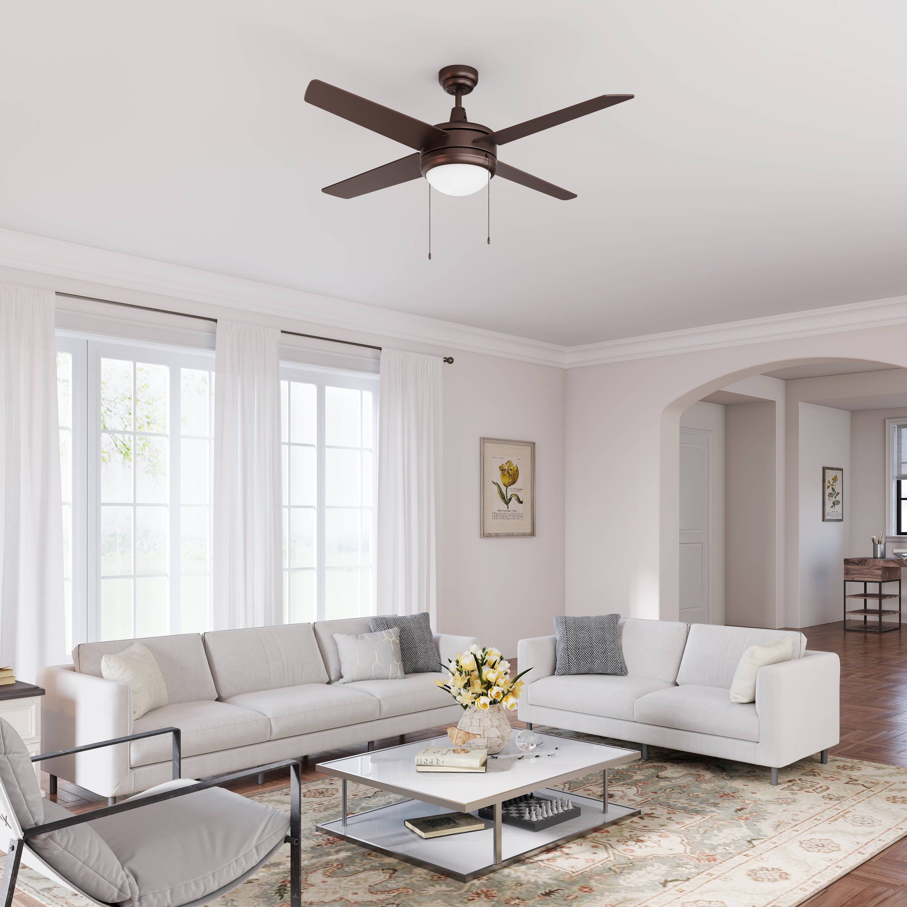 RP Lighting + Fans 1008LED-BN Ceiling-Fans - View #4