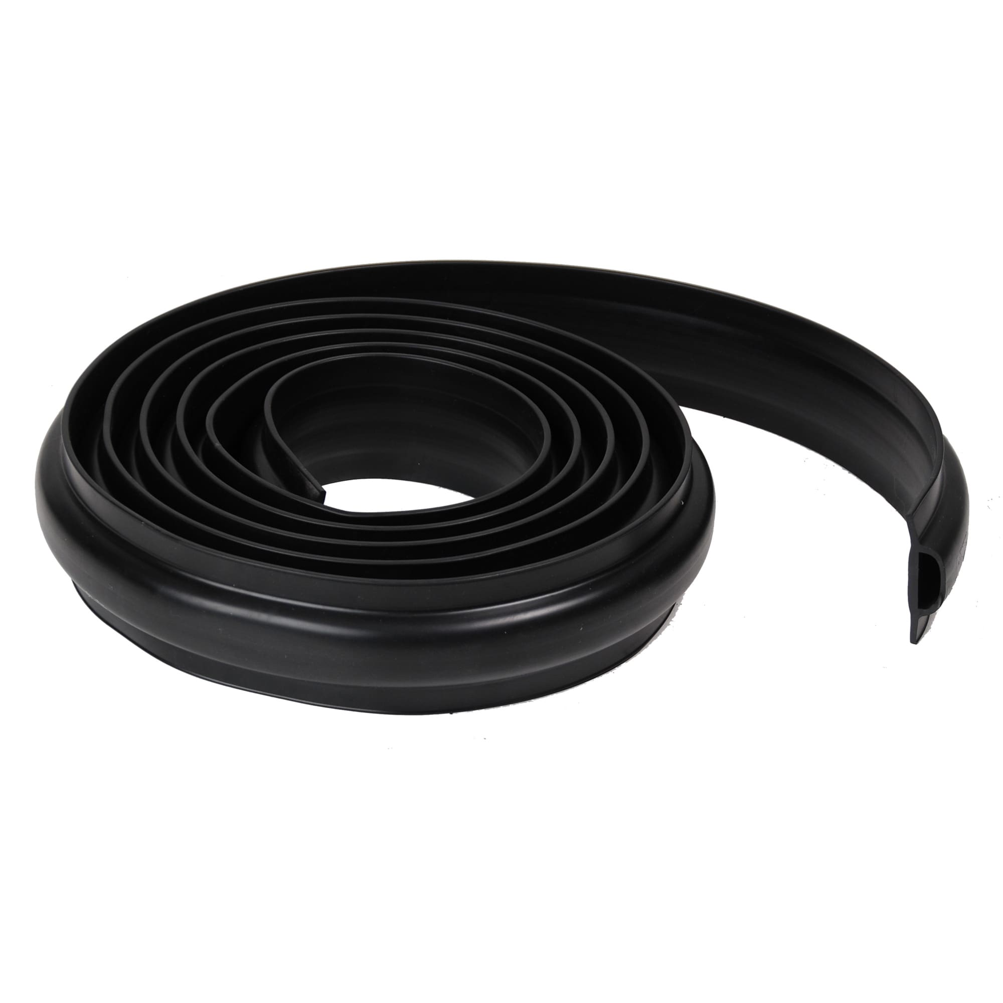 EasyFlex 5011B-10C Easyflex D-shape Dock Edging Black, 10 Ft