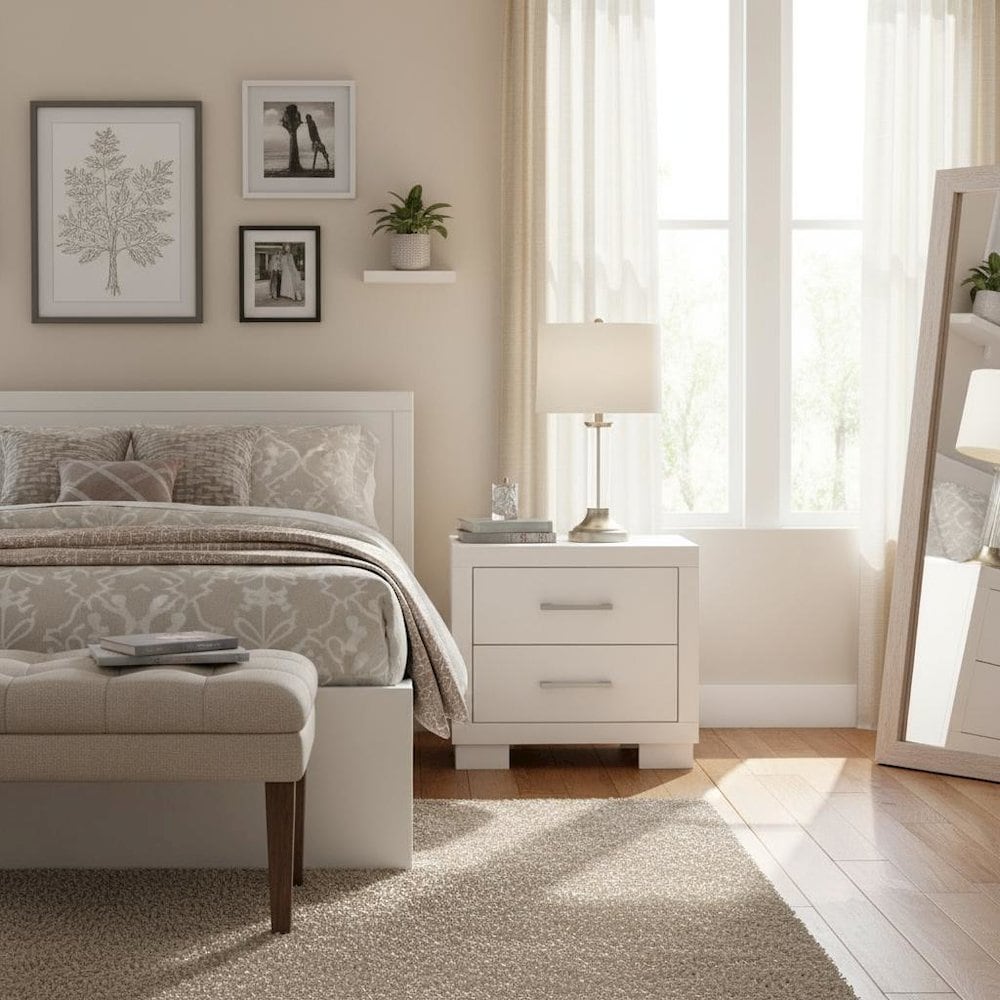 FurniFact BO3324939WHT nightstands - View #2