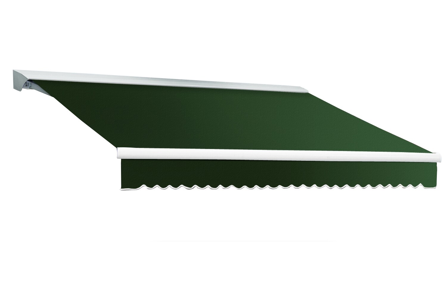 Awntech DTL10-72-F 120-Inches Wide x 96-Inches Projection x 8-Inches Height Fabric Striped Patio Awning