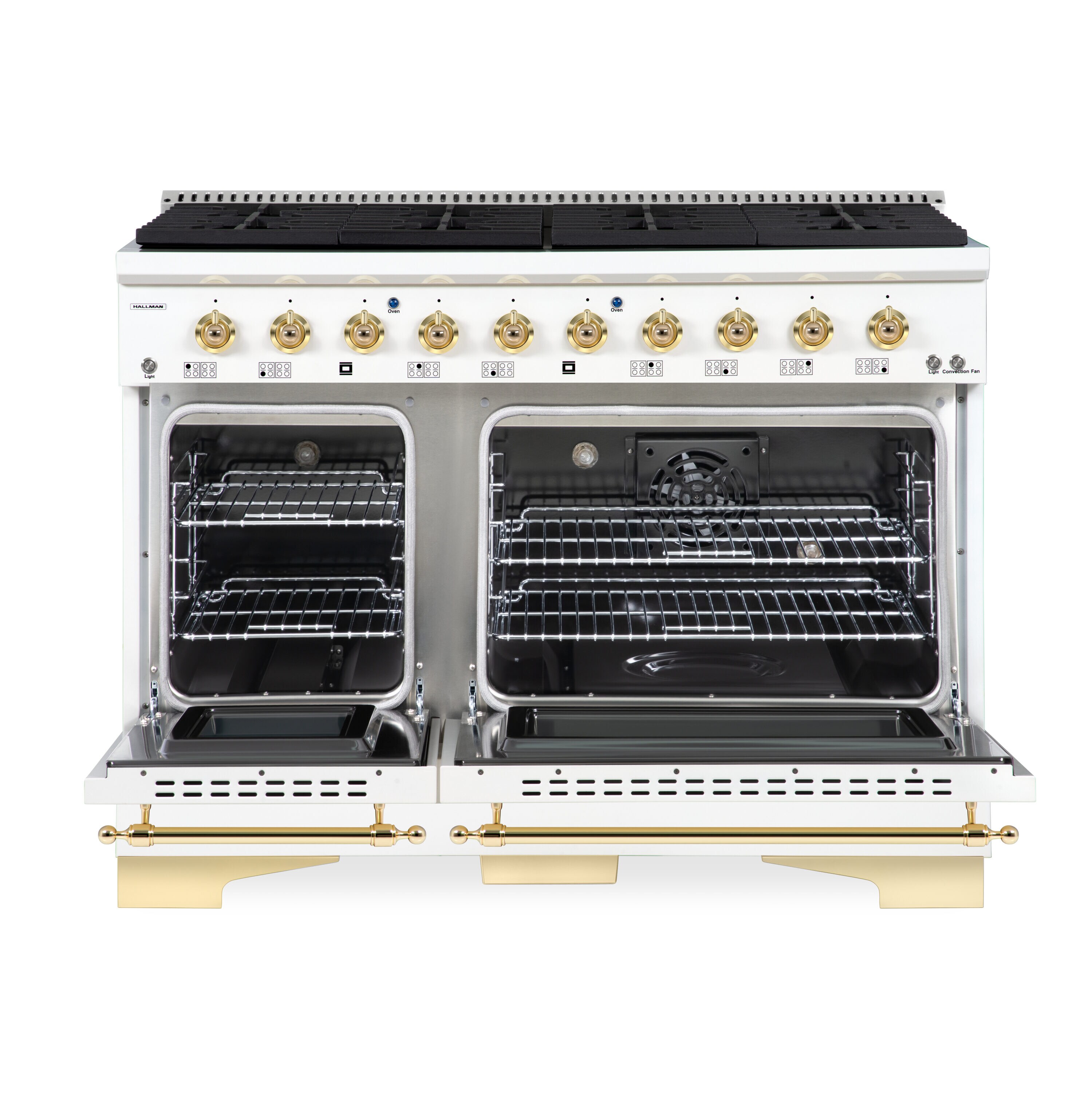 Hallman HCLRG48BSWT Double-Oven-Gas-Ranges - View #5